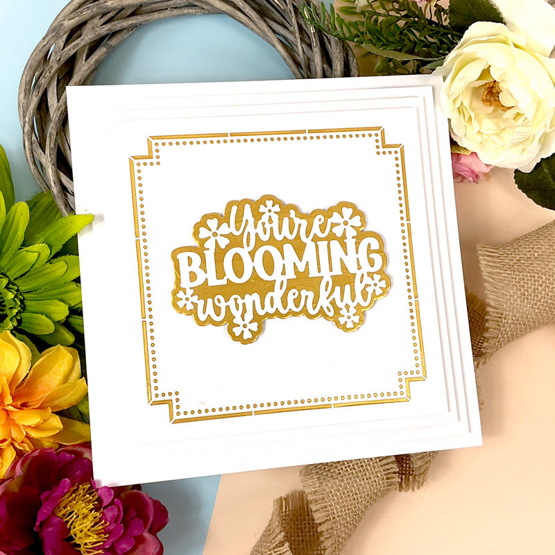 For the Love of Masks - Blooming Centrepiece - Vase