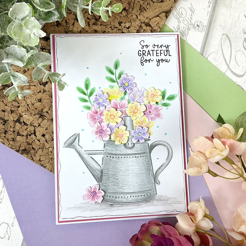 For the Love of Masks - Blooming Centrepiece - Watering Can