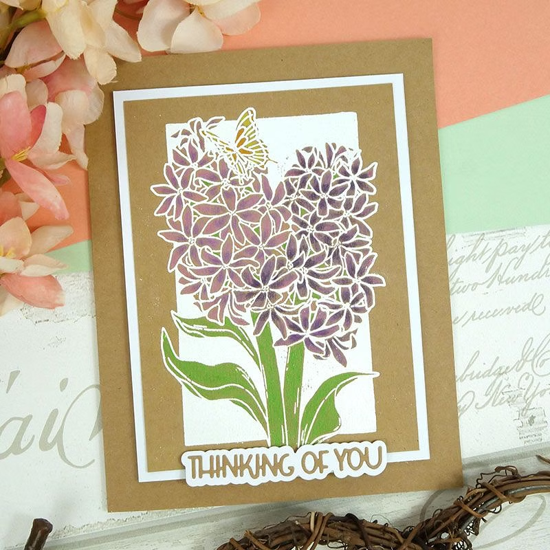 For the Love of Stamps - Sweet Hyacinths