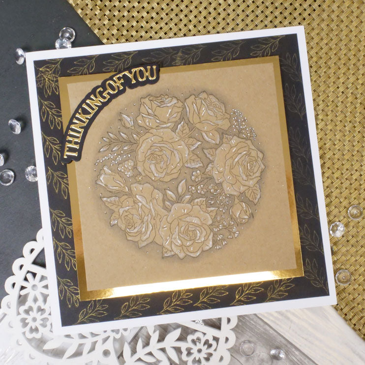 For the Love of Stamps - A Circle of Roses