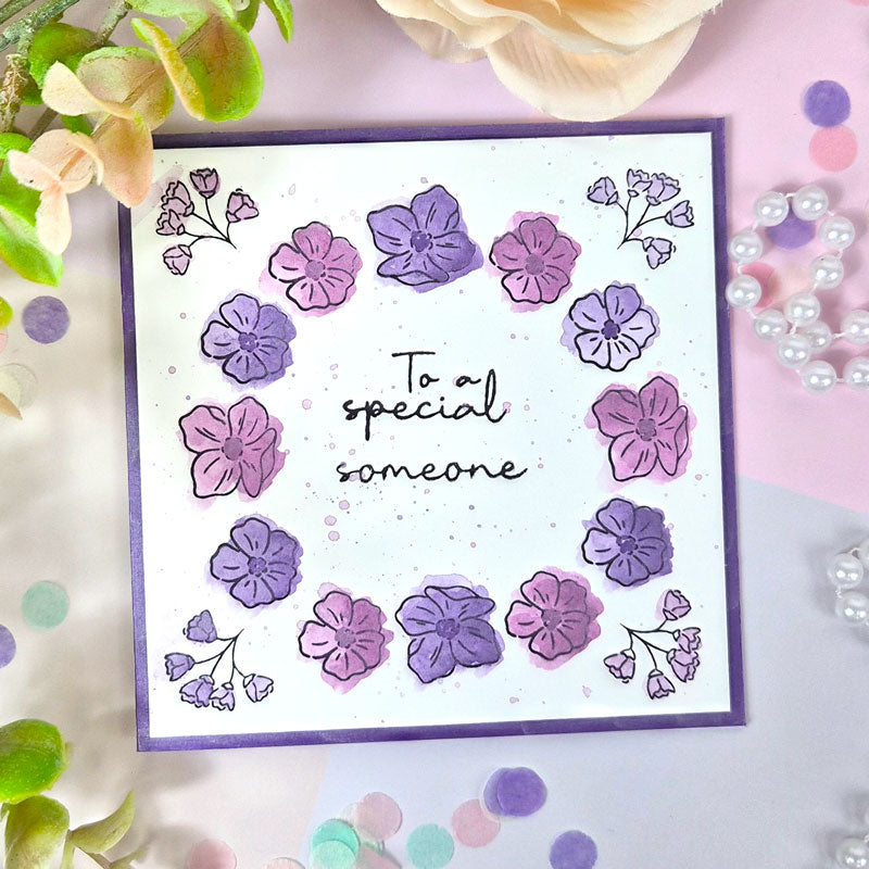 For the Love of Stamps - Graceful Floral Borders