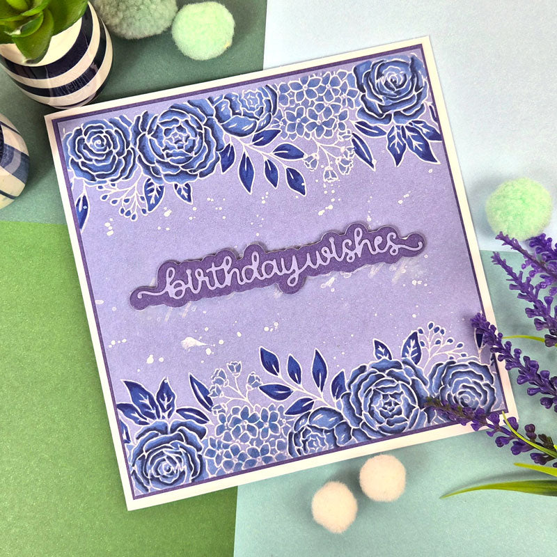 For the Love of Stamps - Graceful Floral Borders
