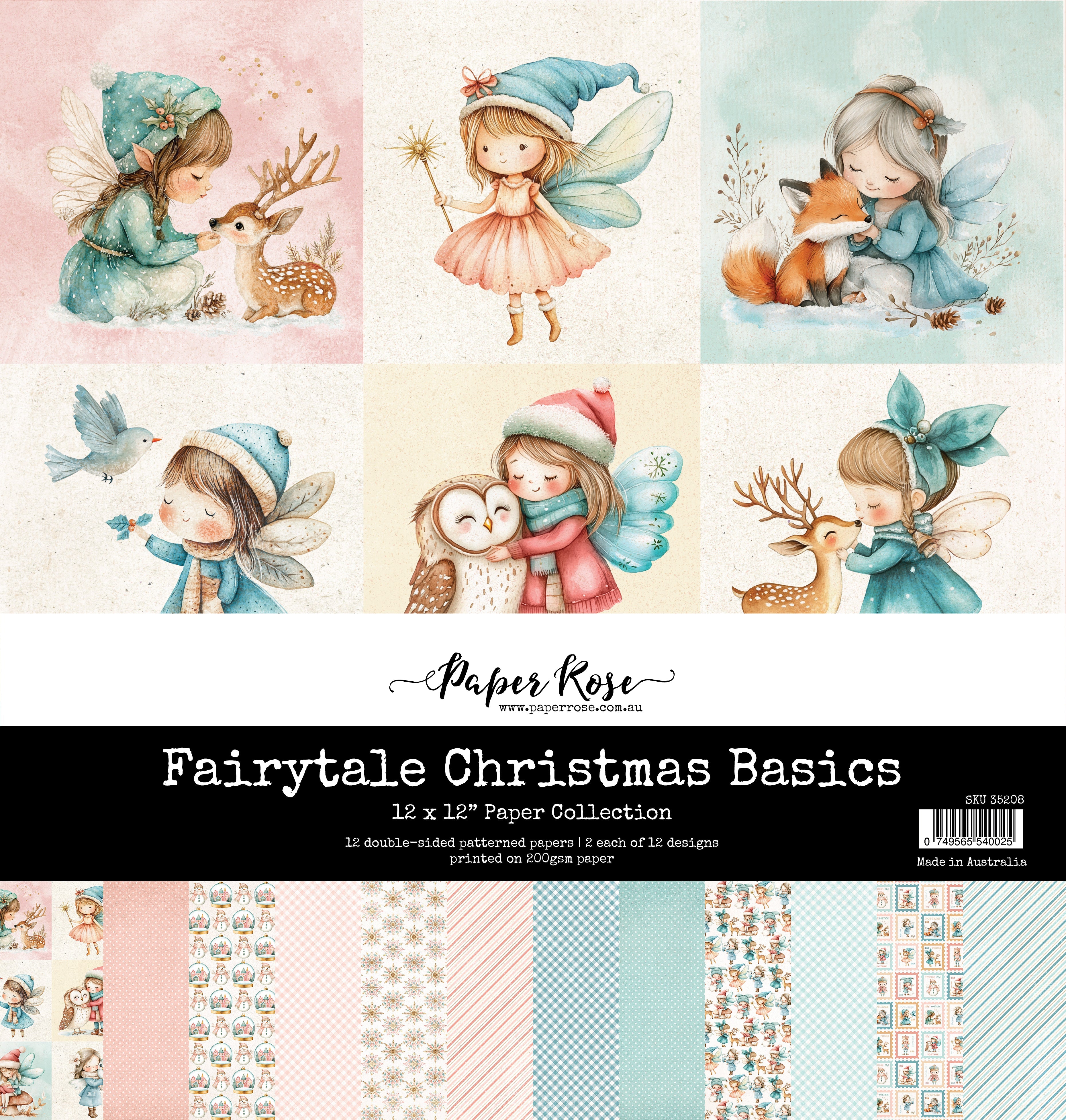 Fairytale Christmas Basics 12x12 Paper Collection 35208