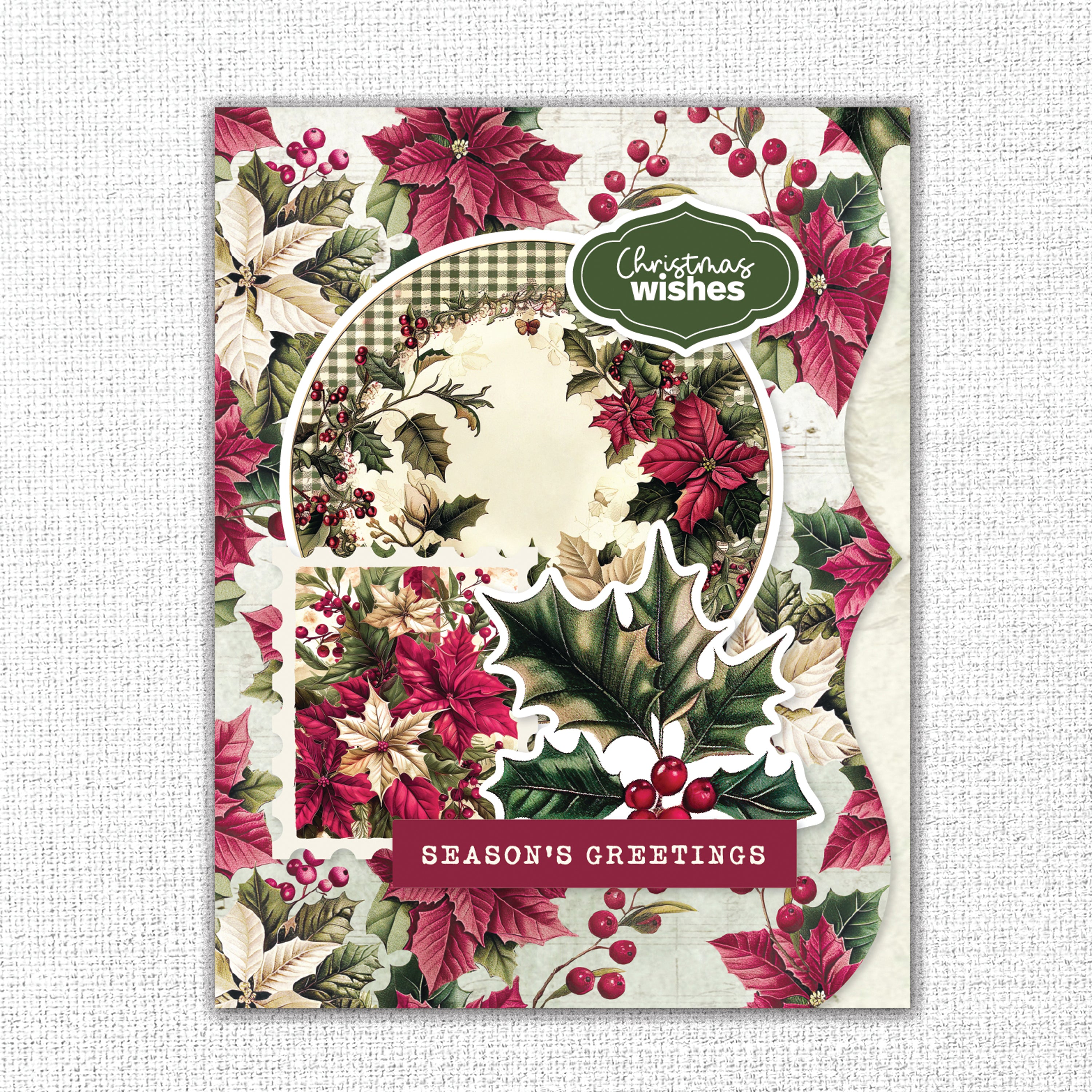 Christmas Holly Mini Folio Kit 35347