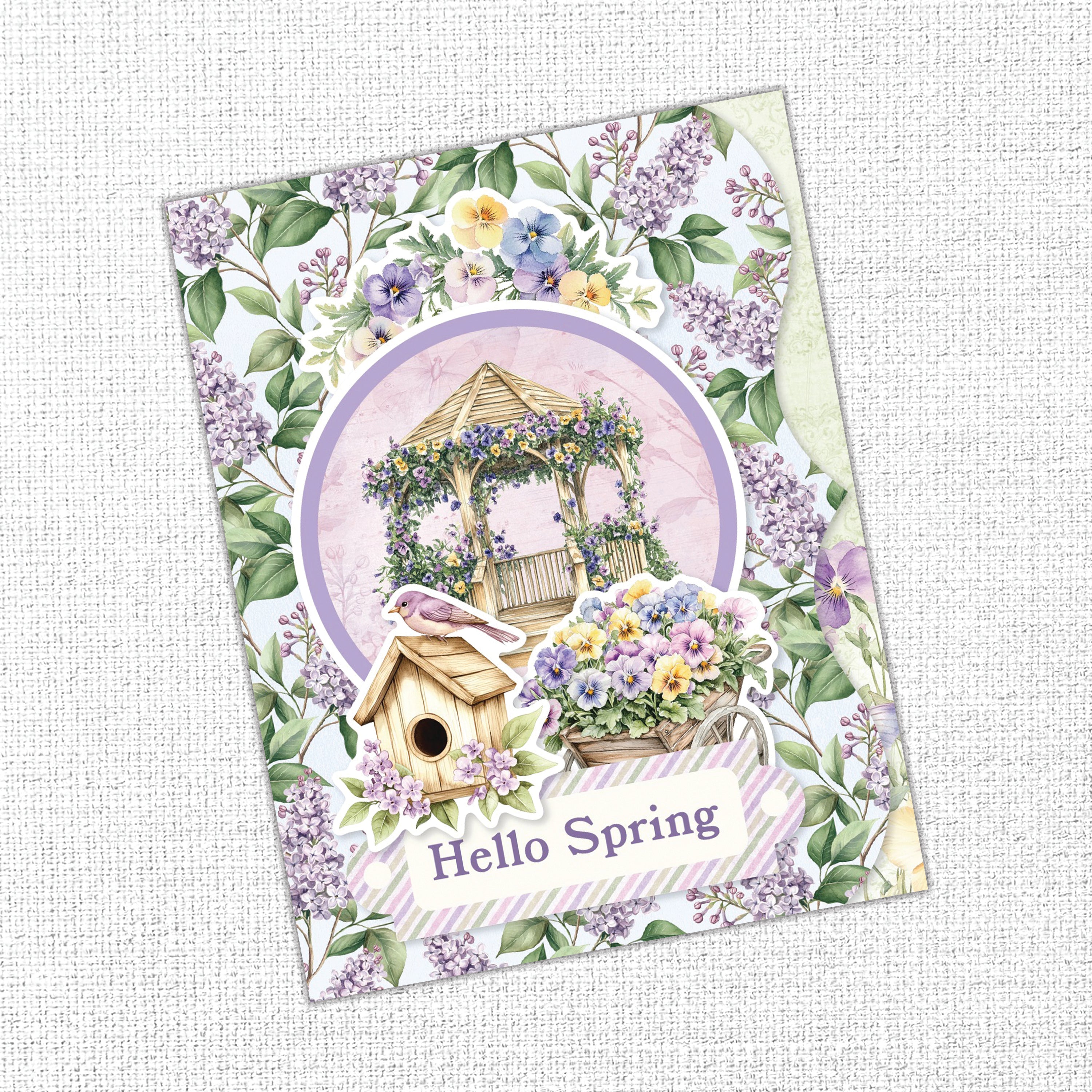 Petals & Pansies 8.5x11" Mini Folio Kit 36433