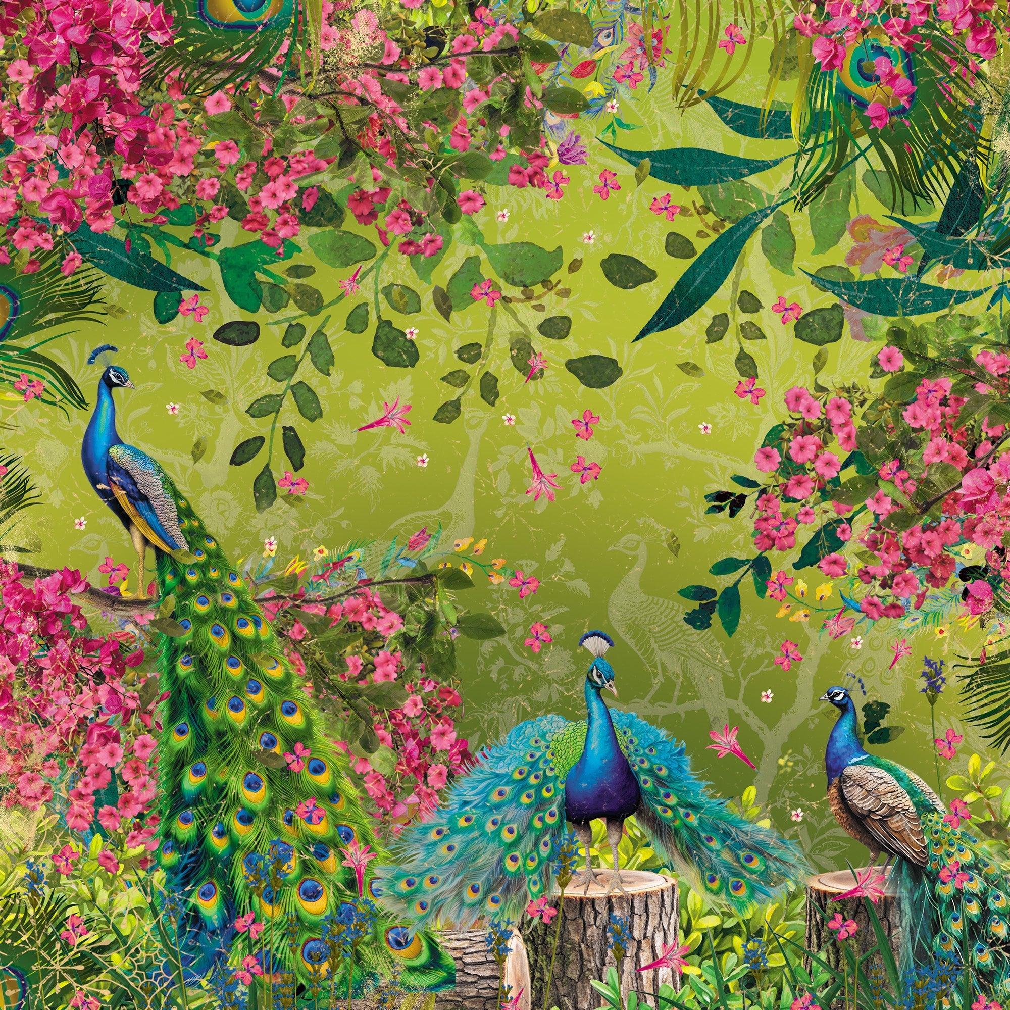 Graceful Plumes Paper Pad 6”x6”