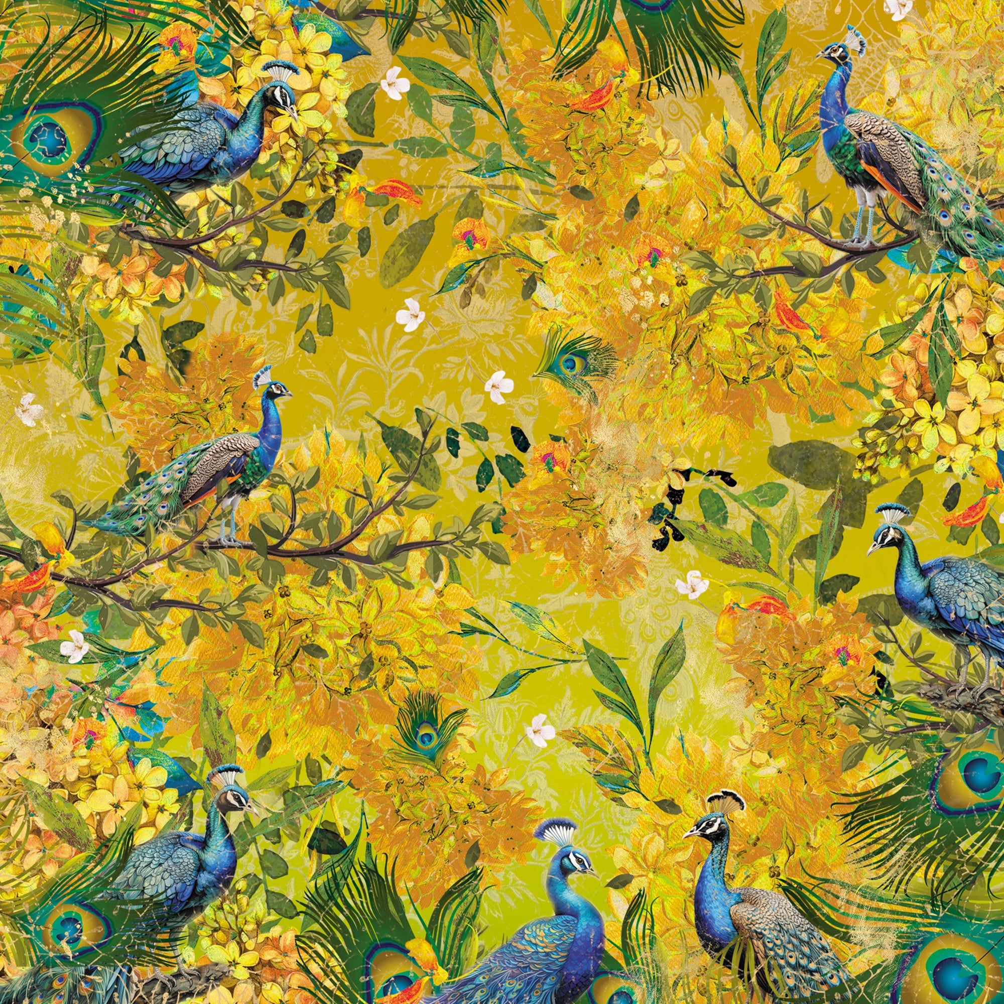 Graceful Plumes Paper Pad 12”x12”