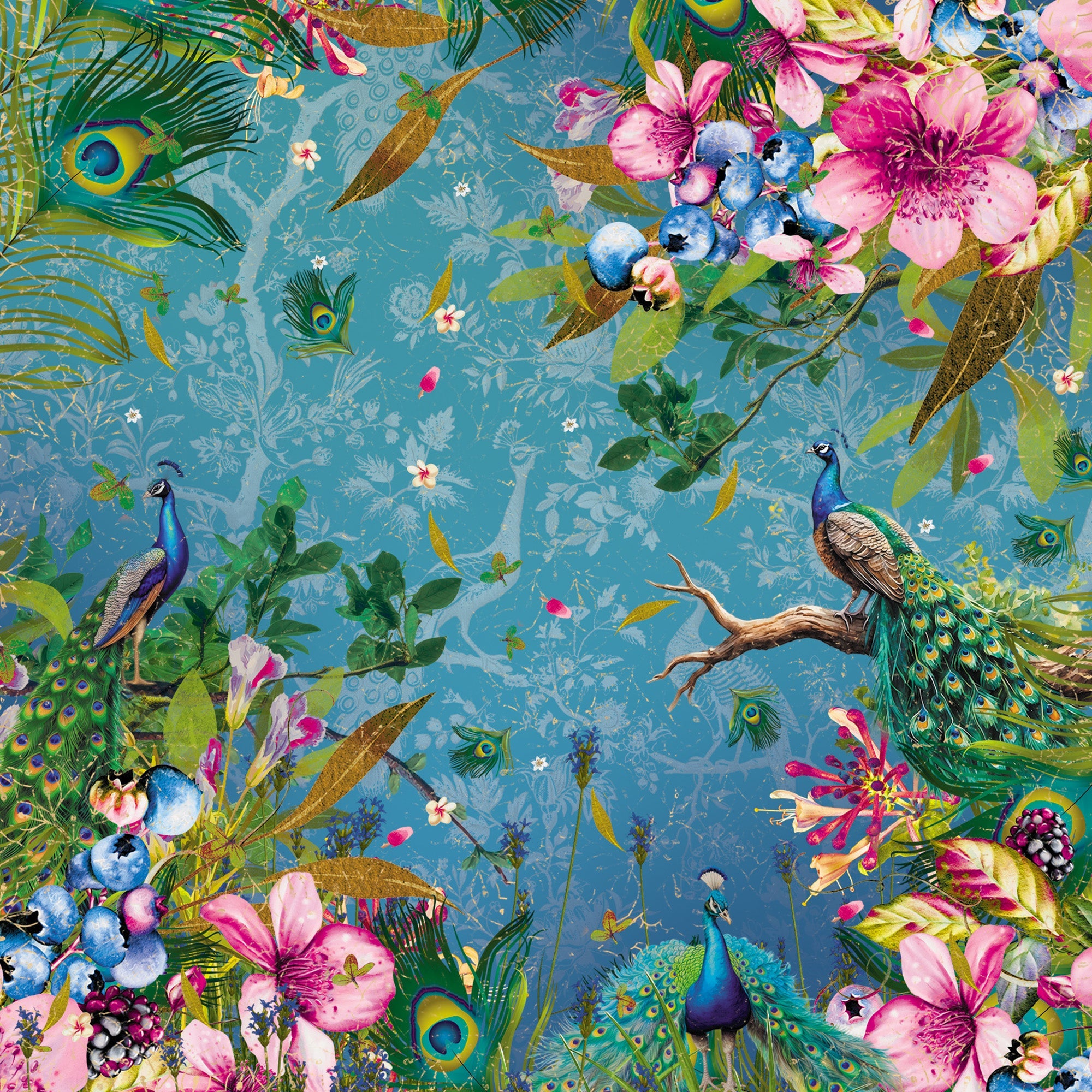 Graceful Plumes Paper Pad 6”x6”