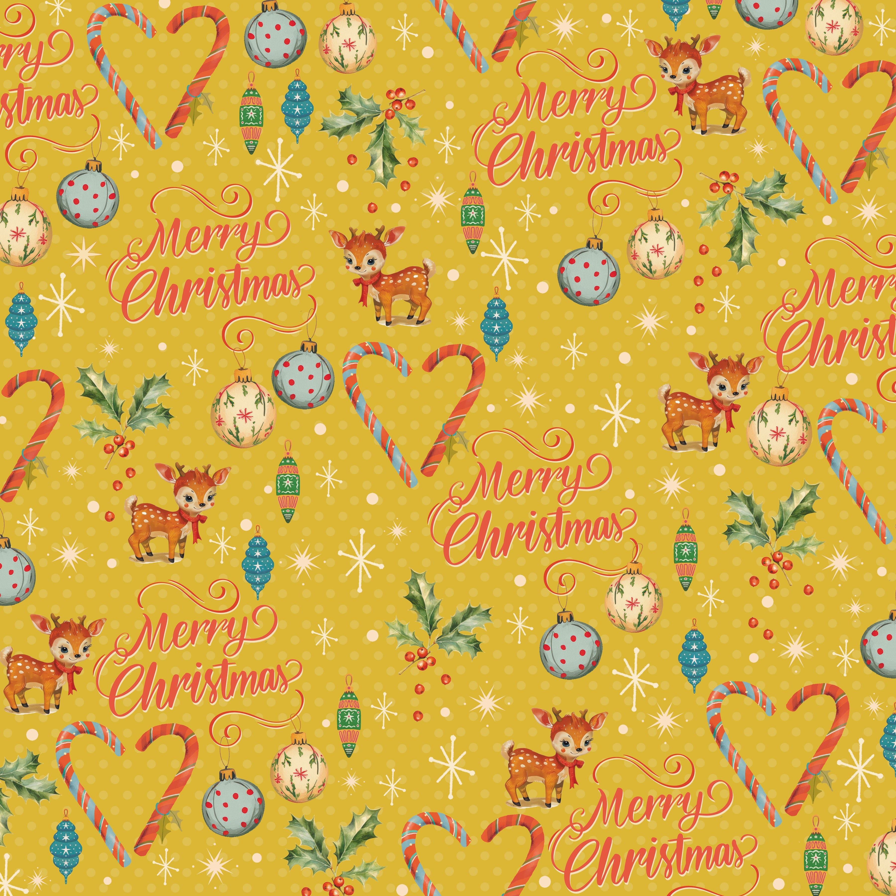Crafter's Companion Retro Christmas Collection 6" x 6' Pad