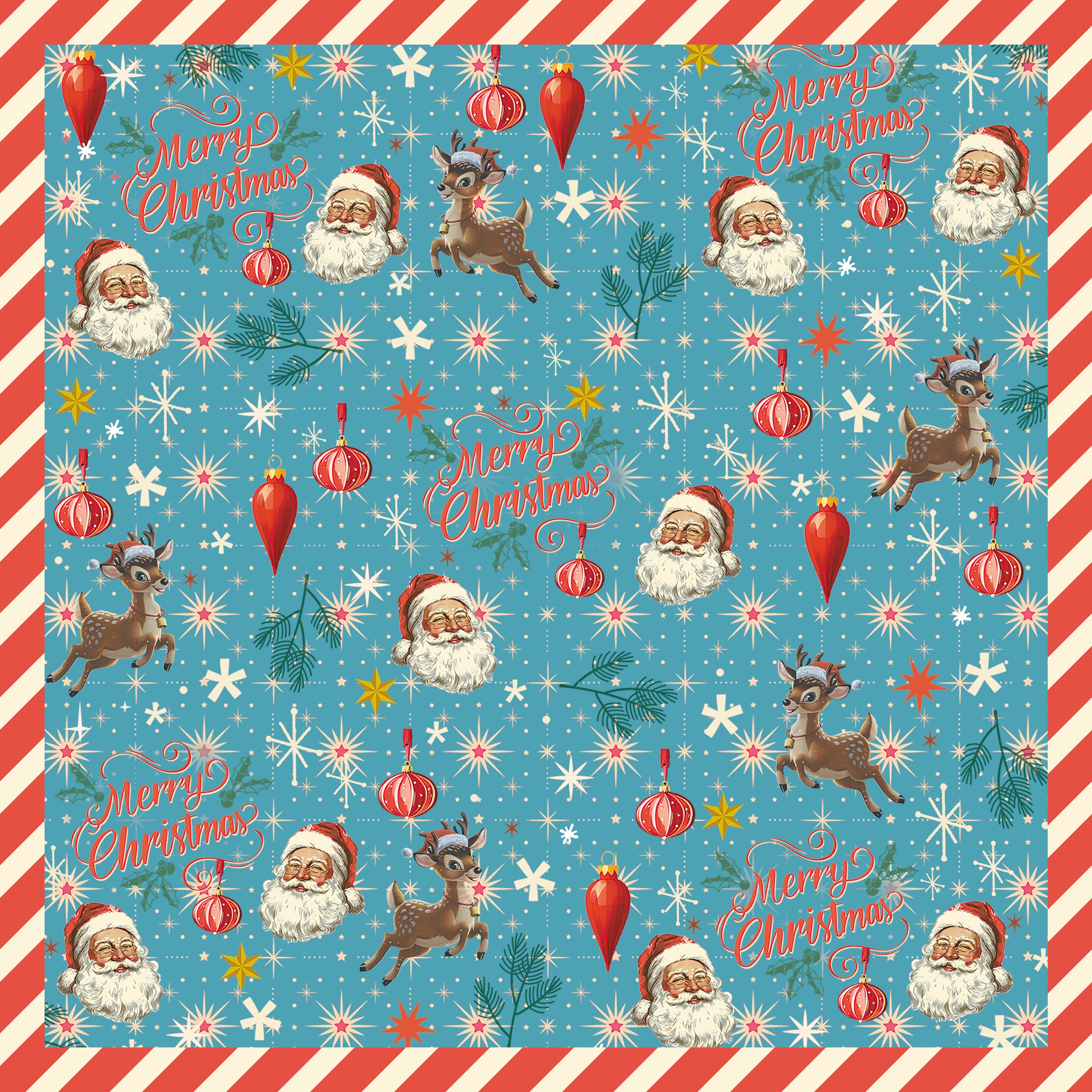 Crafter's Companion Retro Christmas Collection 12" x12' Pad