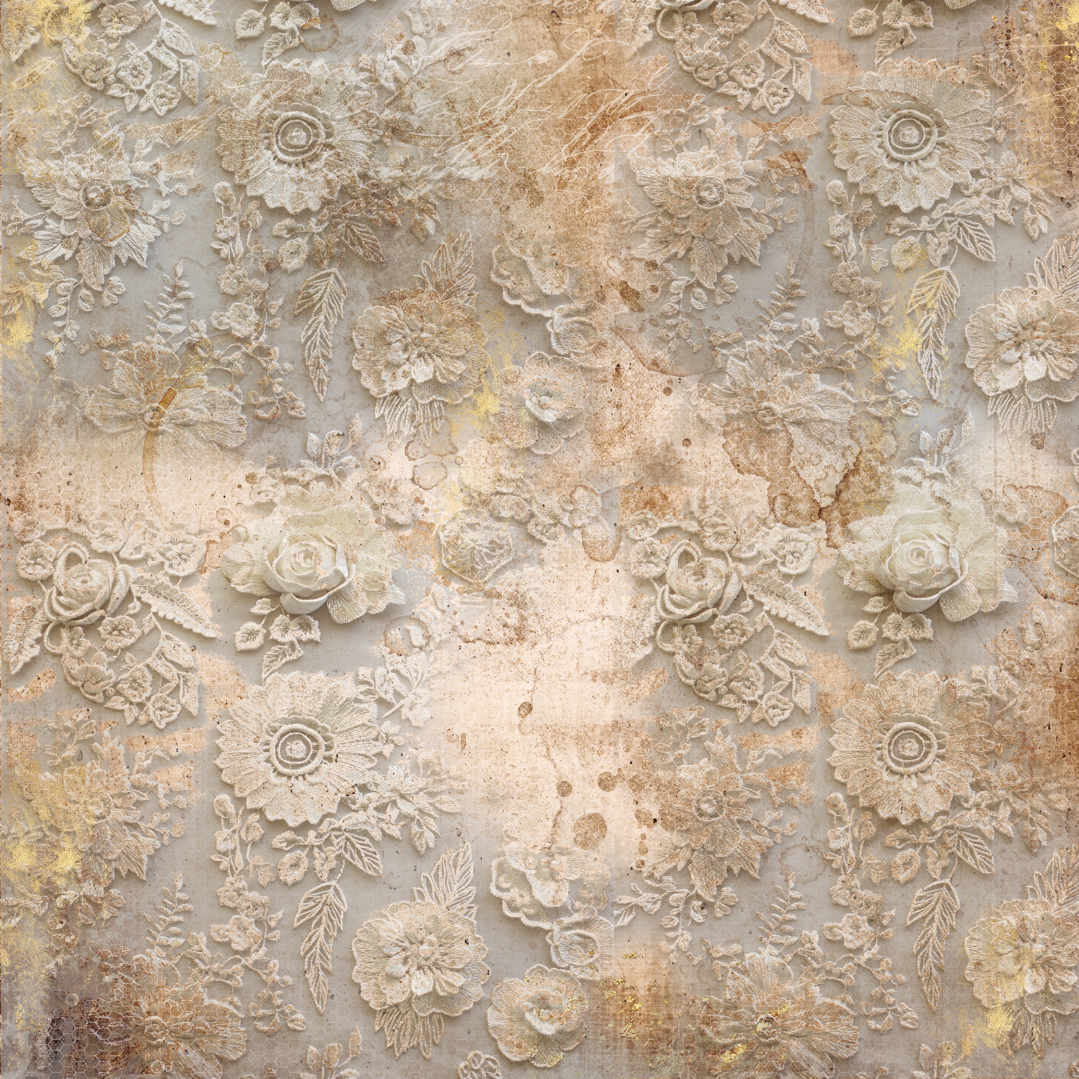 Sara Signature Antique Lace - 6" x 6" Paper Pad