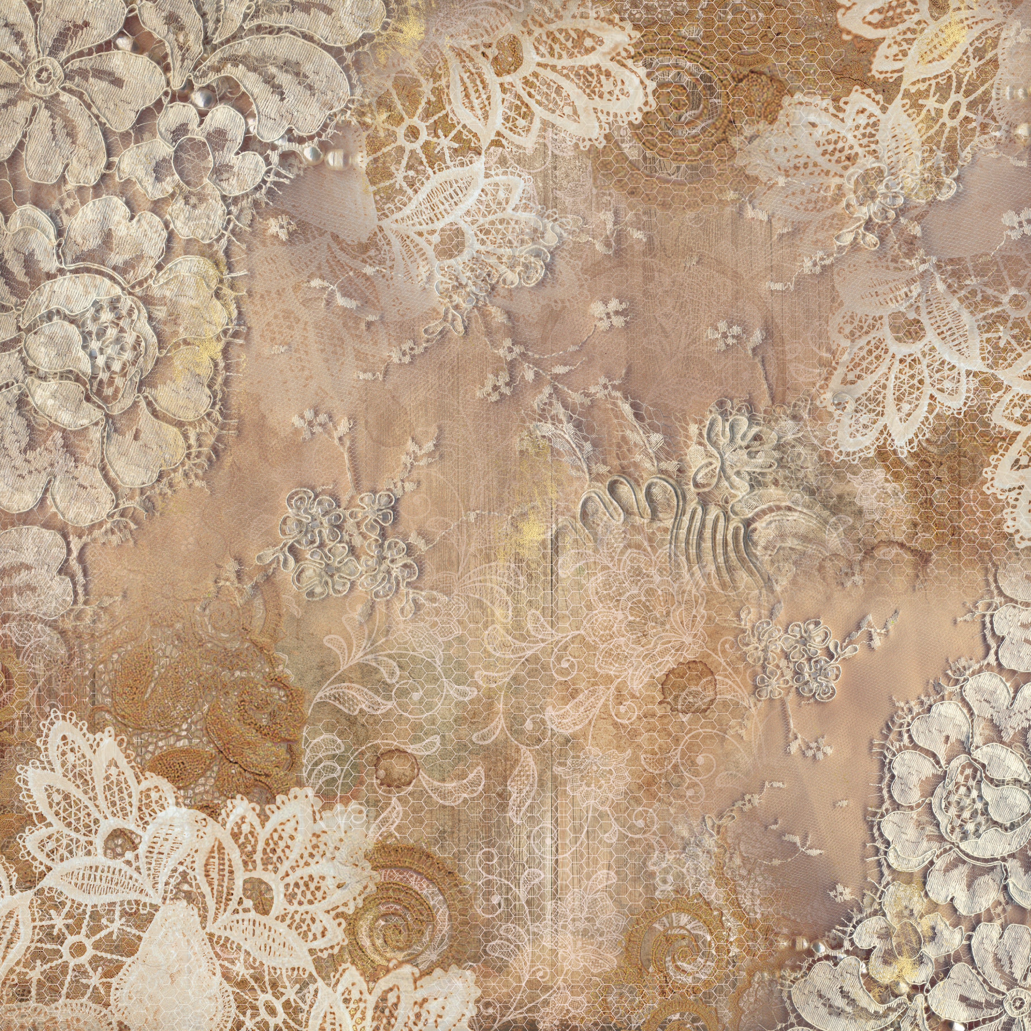 Sara Signature Antique Lace - 12" x 12" Paper Pad