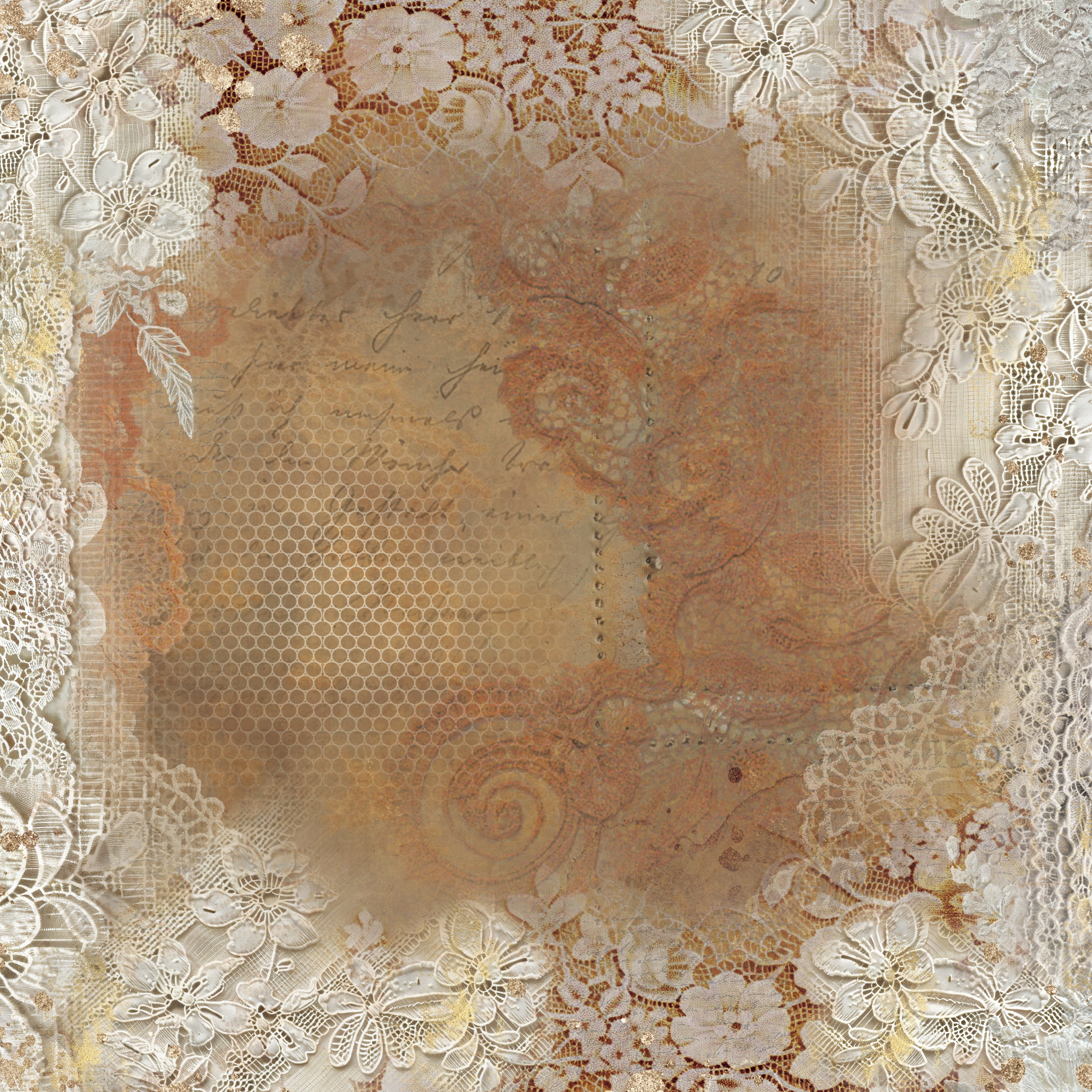 Sara Signature Antique Lace - 12" x 12" Paper Pad