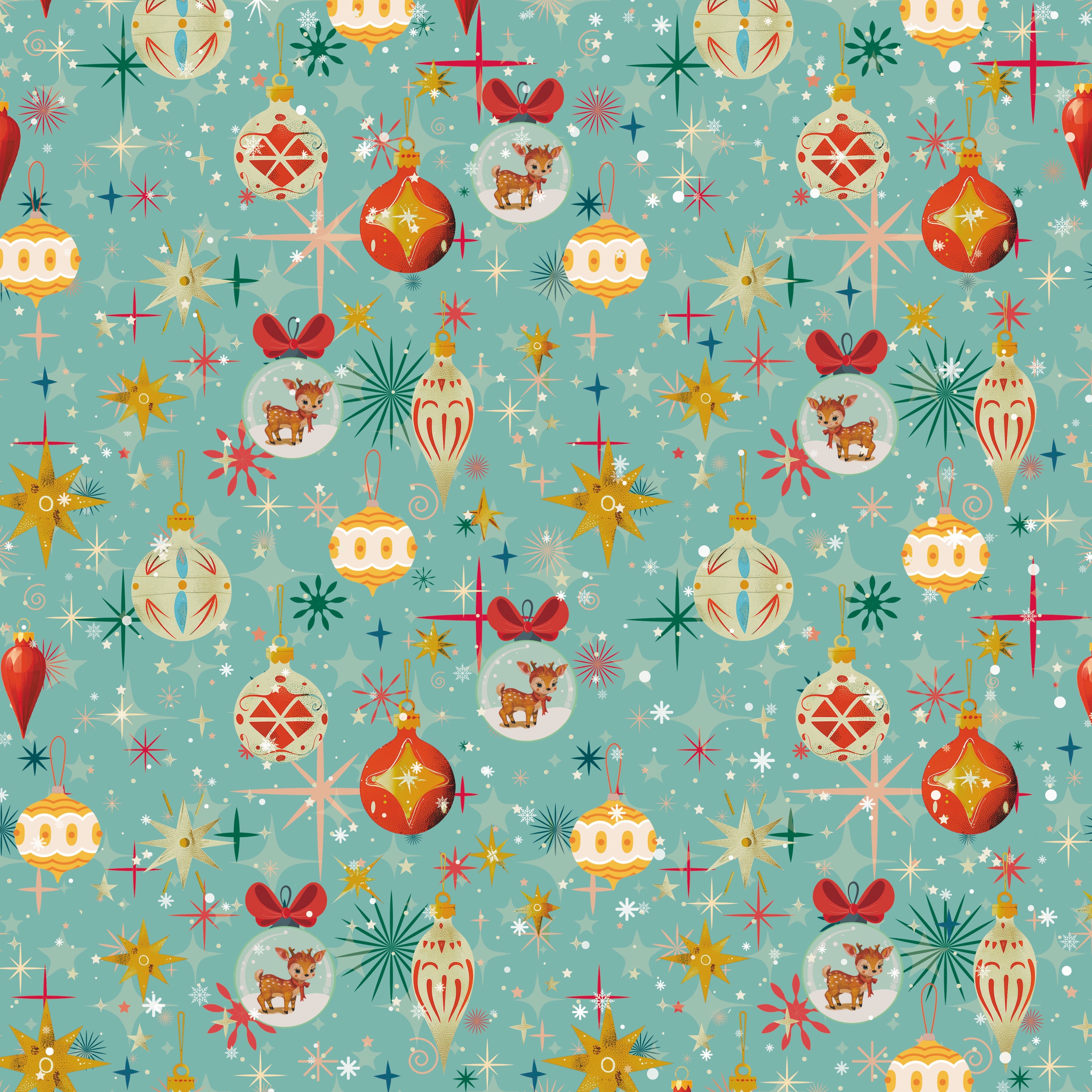 Crafter's Companion Retro Christmas Collection 12" x12' Pad