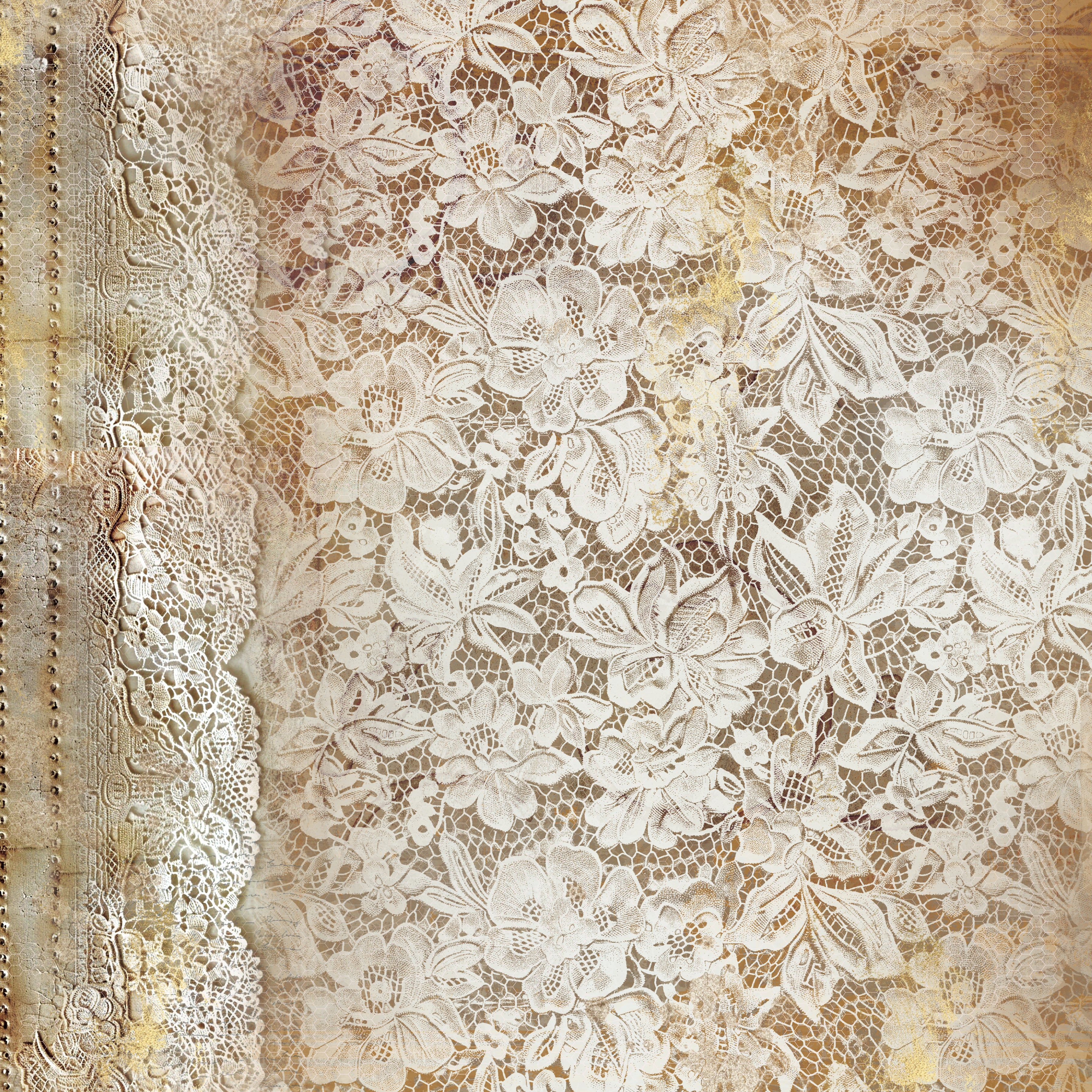 Sara Signature Antique Lace - 12" x 12" Paper Pad