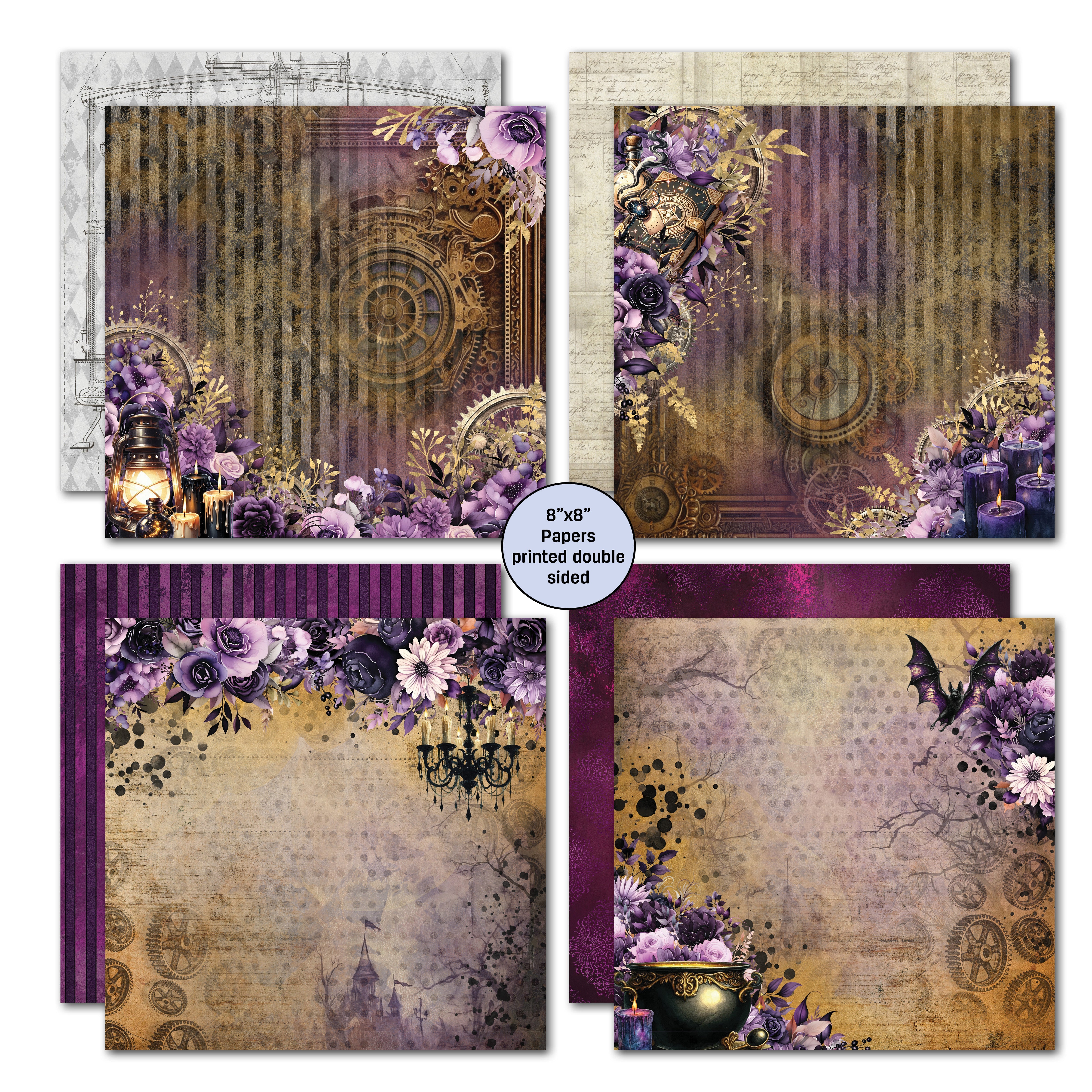 3Quarter Designs Gothic Innovation 8x8 Paper Pack