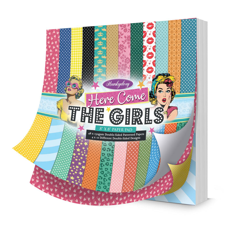Here Come the Girls 8" x 8" Paper Pad