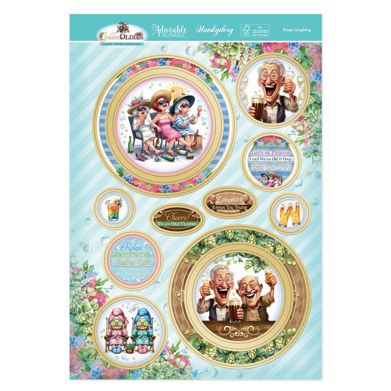 Keep Laughing Luxury Topper Set