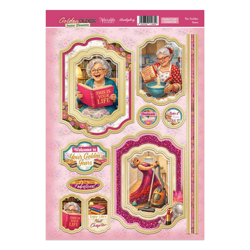 Golden Oldies - Senior Moments Topper Sheet - The Golden Years