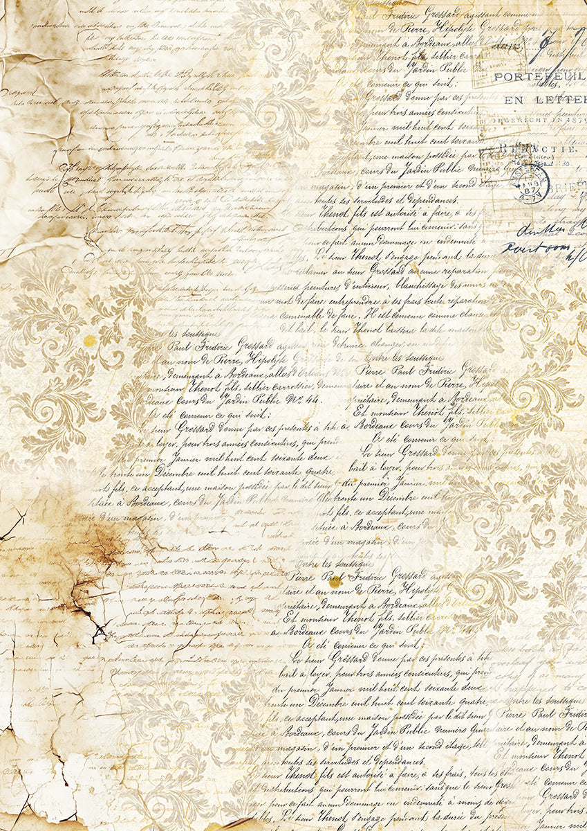 Tissue Paper A4 6/Pkg A Timeless Love