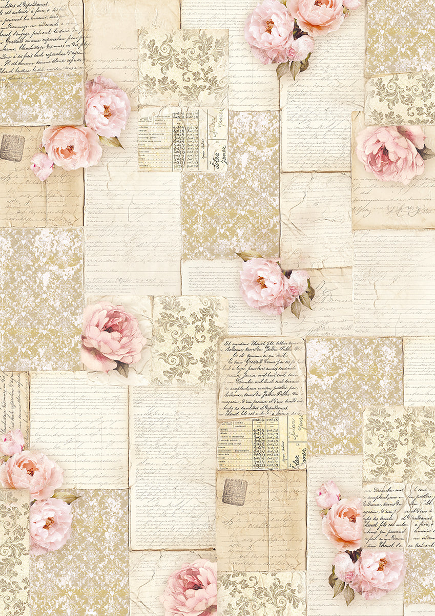 Tissue Paper A4 6/Pkg A Timeless Love