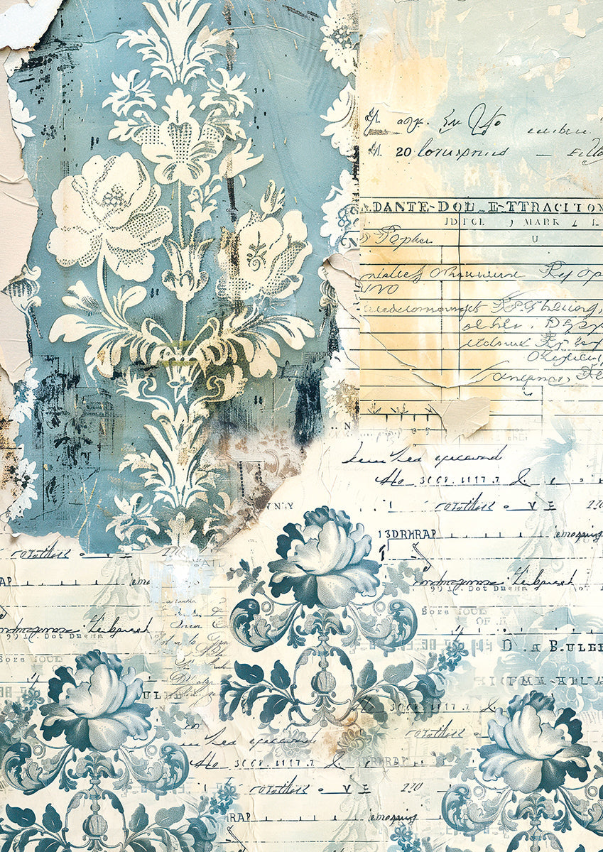 Tissue Paper A4 6/Pkg French Blue