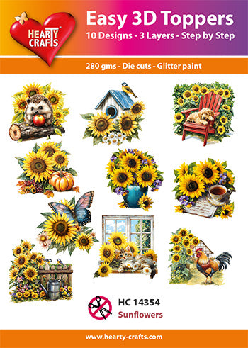 Easy 3D - Toppers Sunflowers