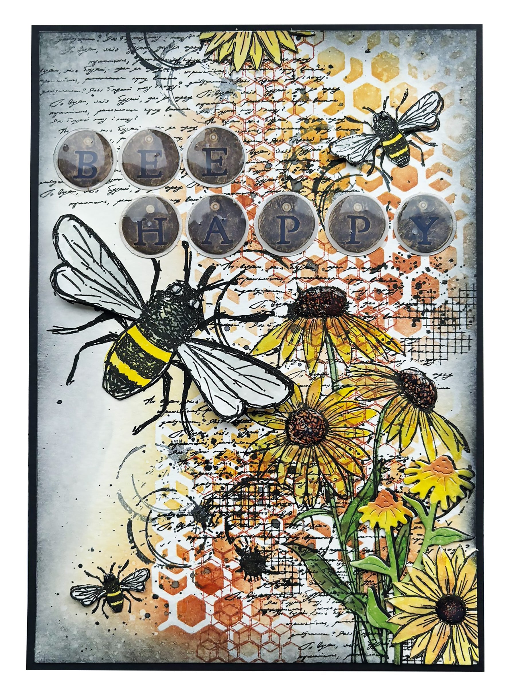 HE Die-Cut Paper Pad Paper Elements Sweet Bee Memories 20 SH