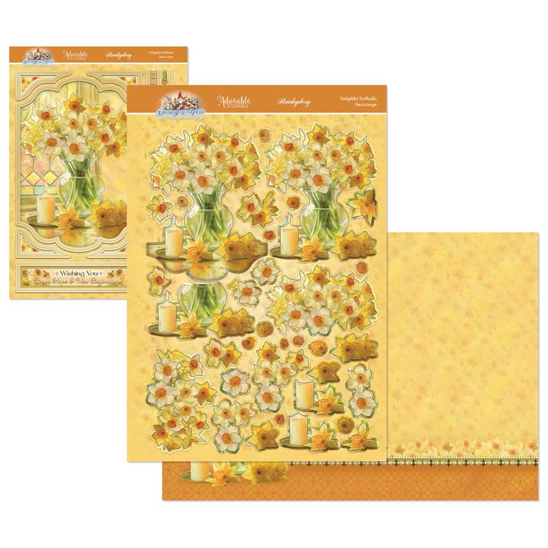 Spring is Here Deco-Large Set - Delightful Daffodils