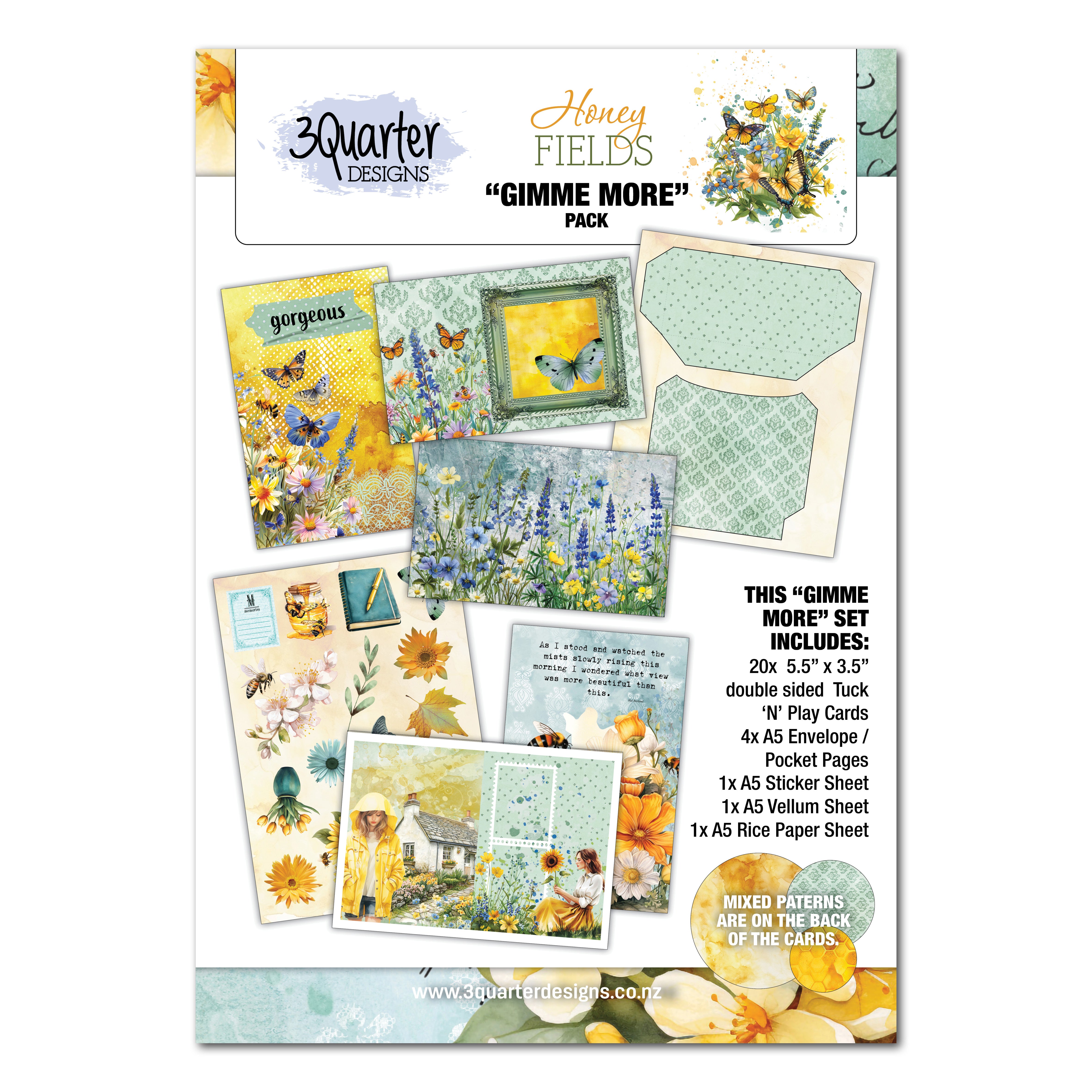 3Quarter Designs Honey Fields - Gimme More Pack