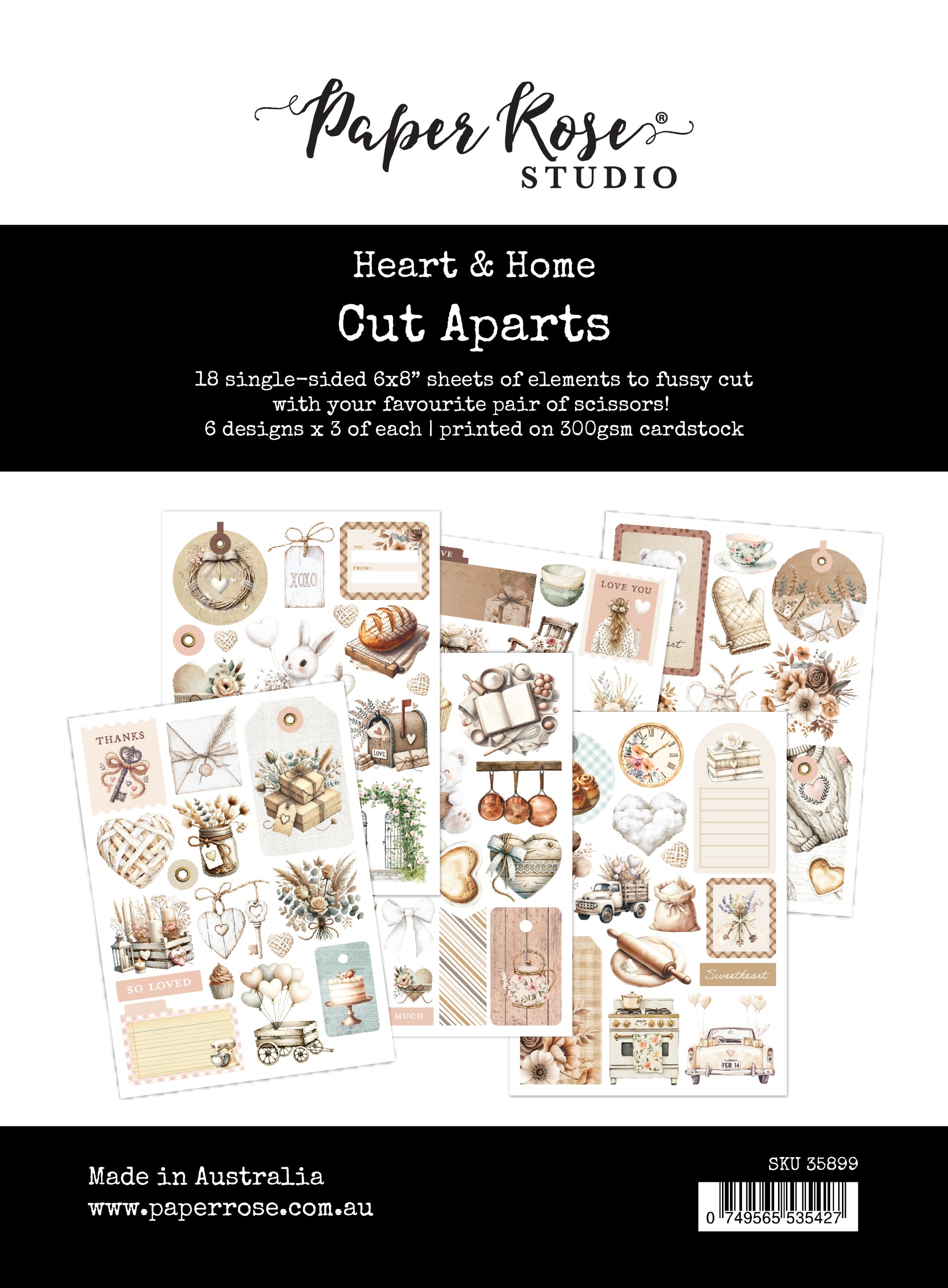 Heart & Home 6x8 Cut Aparts 35899