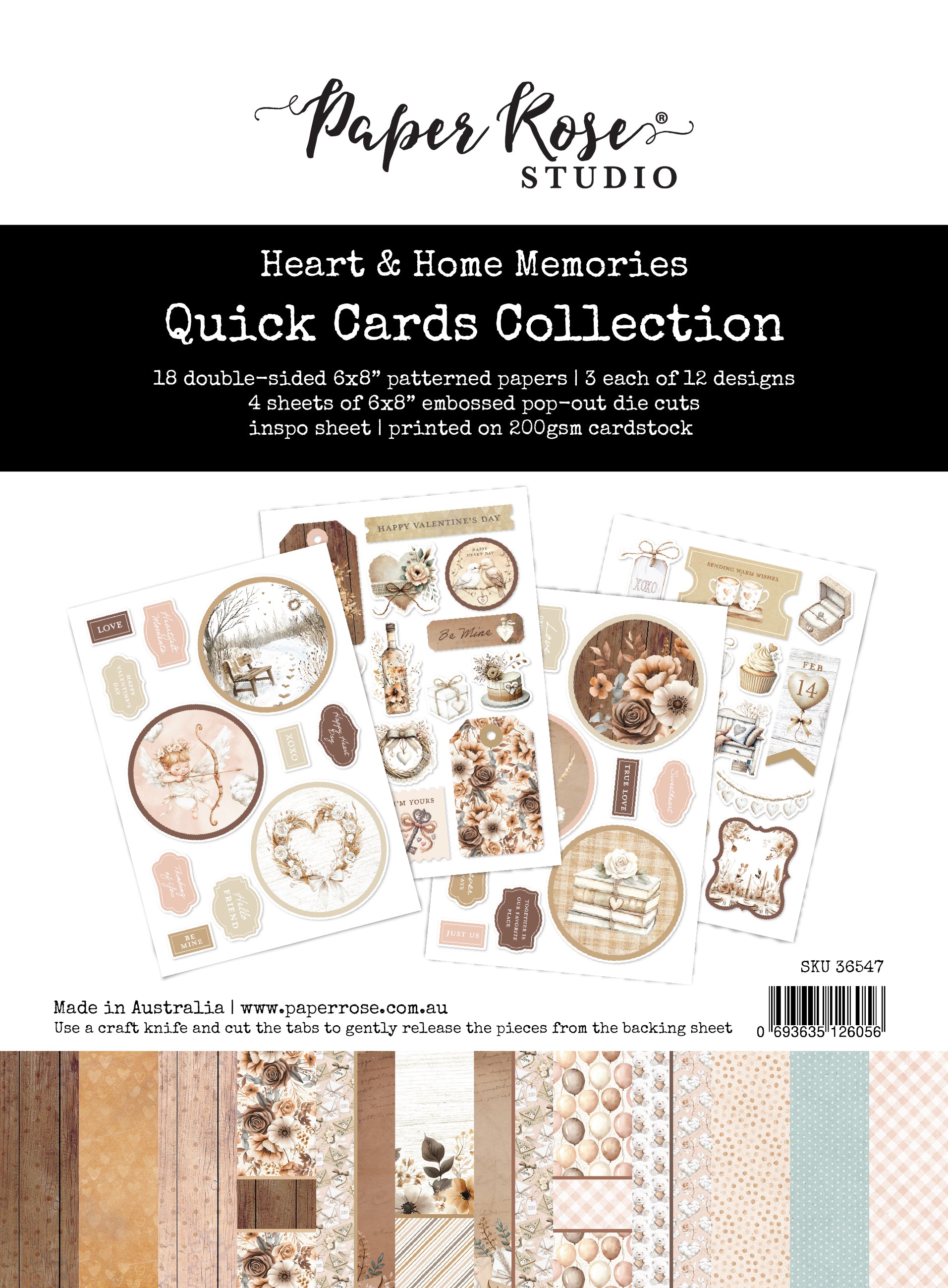 Heart & Home Memories 6x8 Quick Card Kit 36547