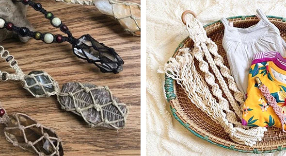 Hemptique Multi-Weight Hemp Cord Card Set #10 #20 #36 #48 - Natural