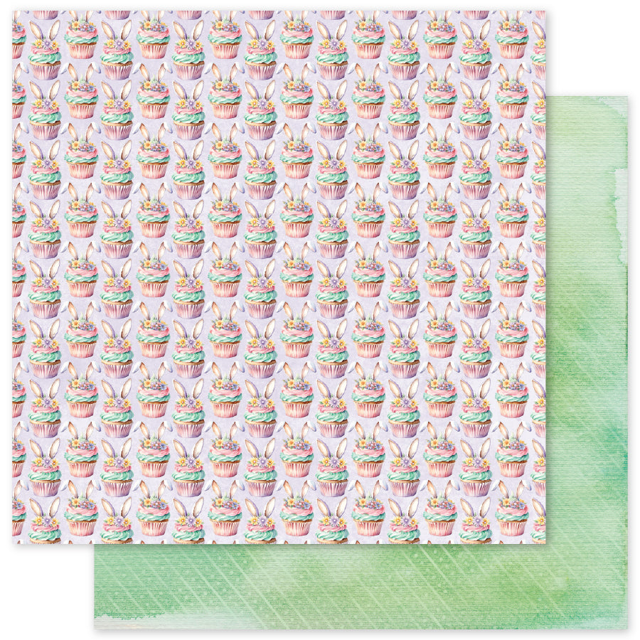 Hop Into Spring Basics C 12x12 Paper (12 pc Bulk Pack) 36151