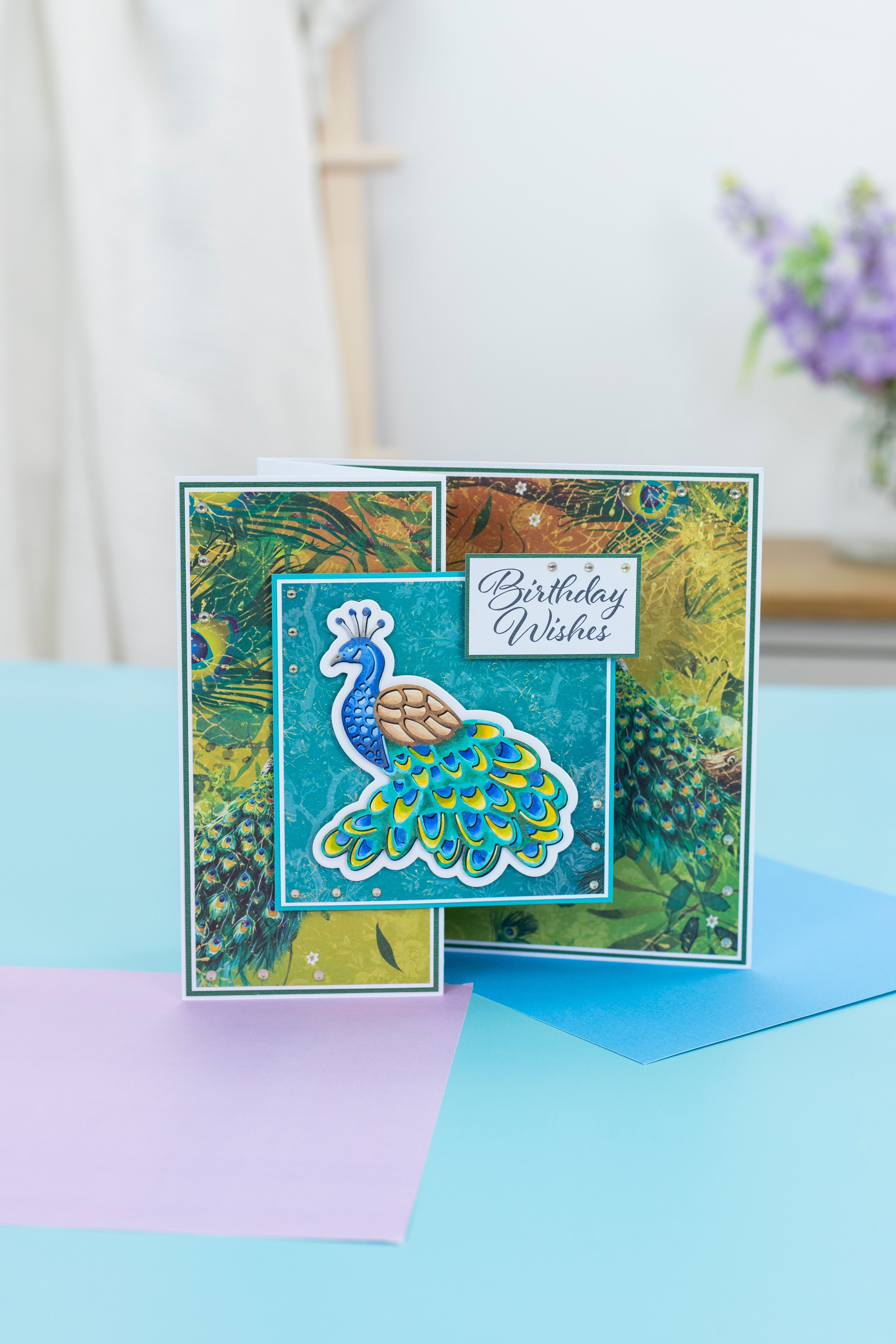 Graceful Plumes Luxury Linen Card Pack 8.5”x11”