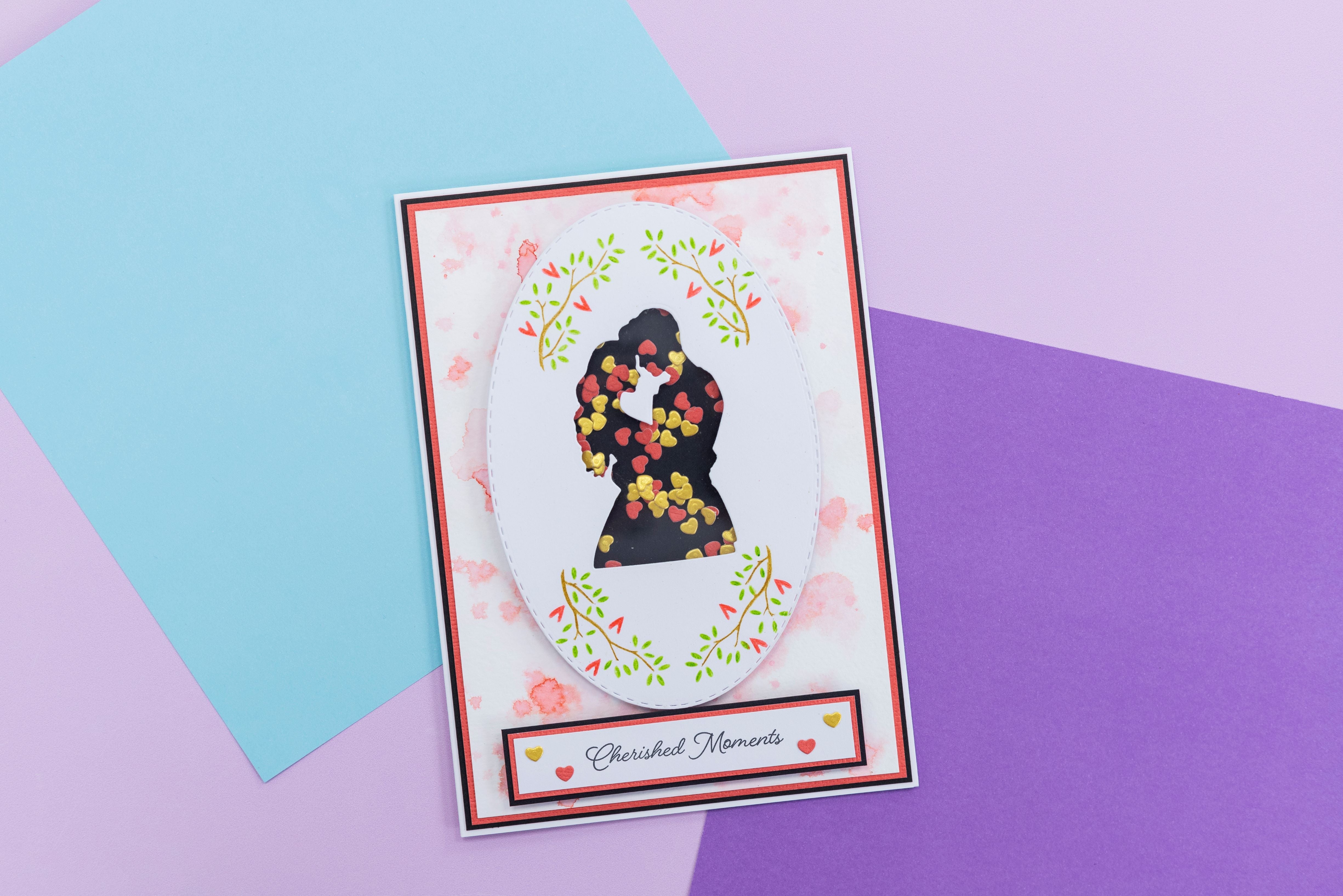 Crafters Companion Metal Die, Stamp & Stencil Set - Cherished Moments