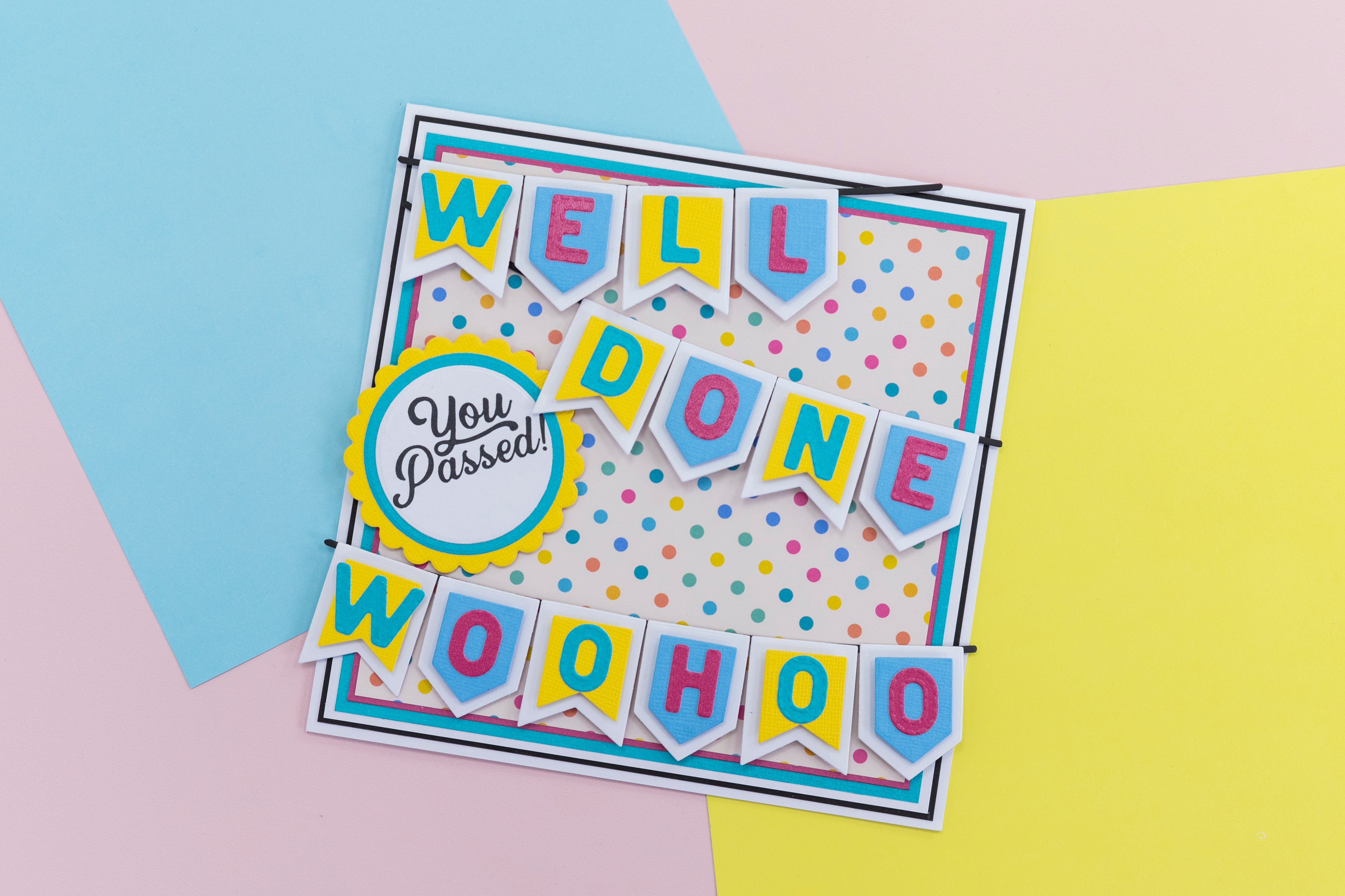 Crafter’s Companion Celebrate Good Times Collection Clear Acrylic Stamp - You Did It!