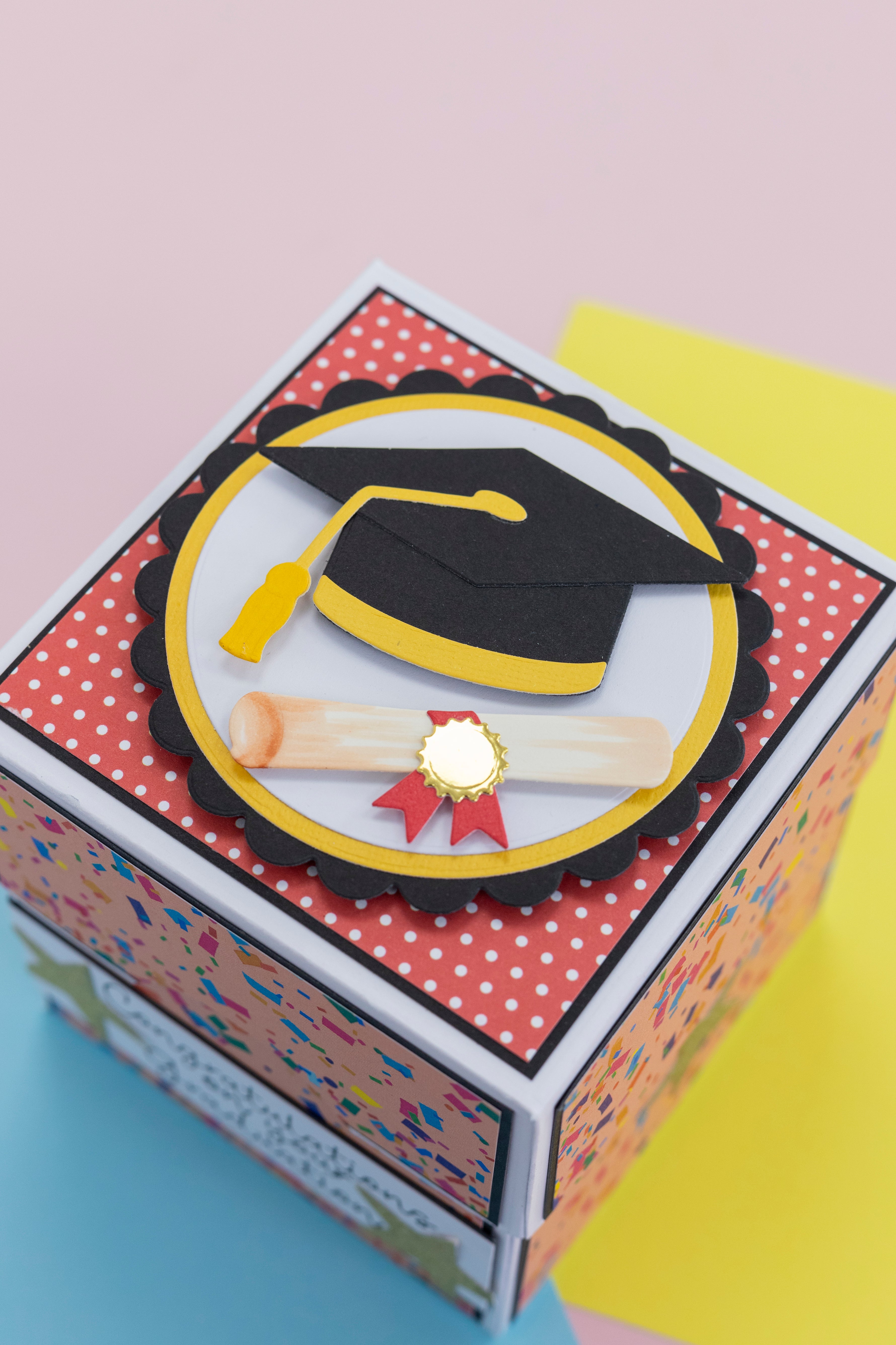 Crafter’s Companion Celebrate Good Times Collection Metal Die - Graduation Cap and Scroll
