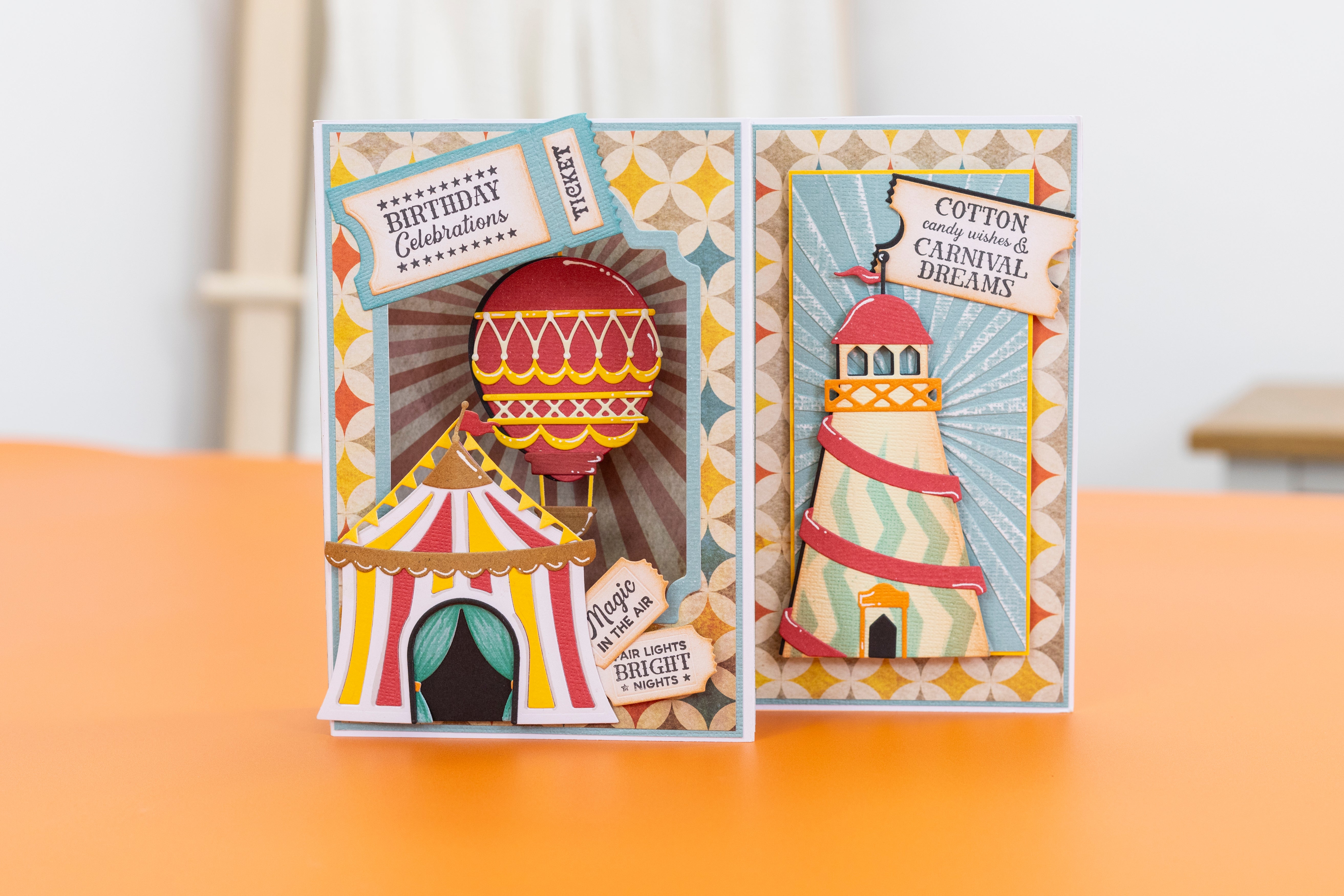 Vintage Carnival Metal Die Set - Big Top