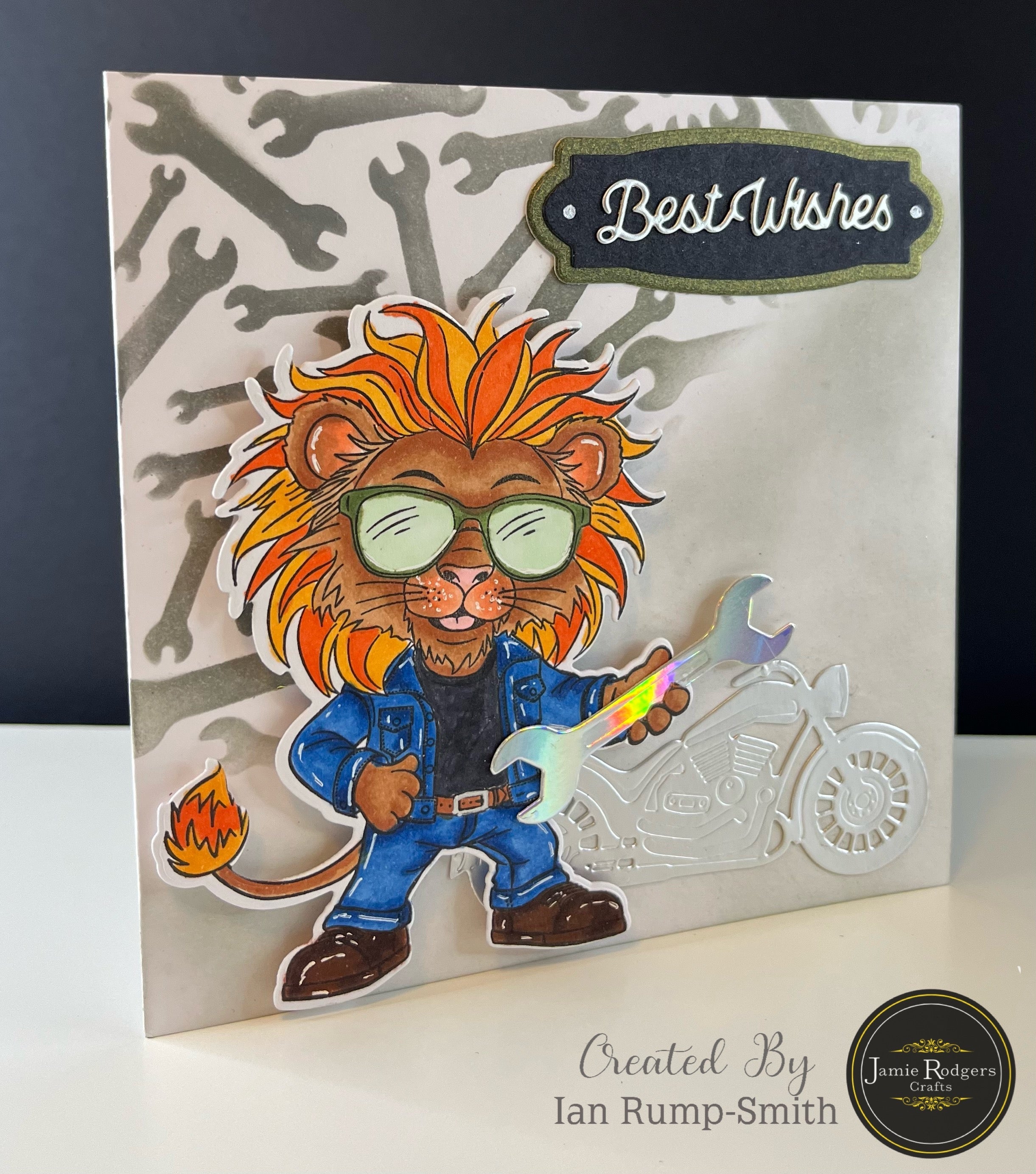 Jamie Rodgers Crafts Ralph the Rocker Die and Stamp Set