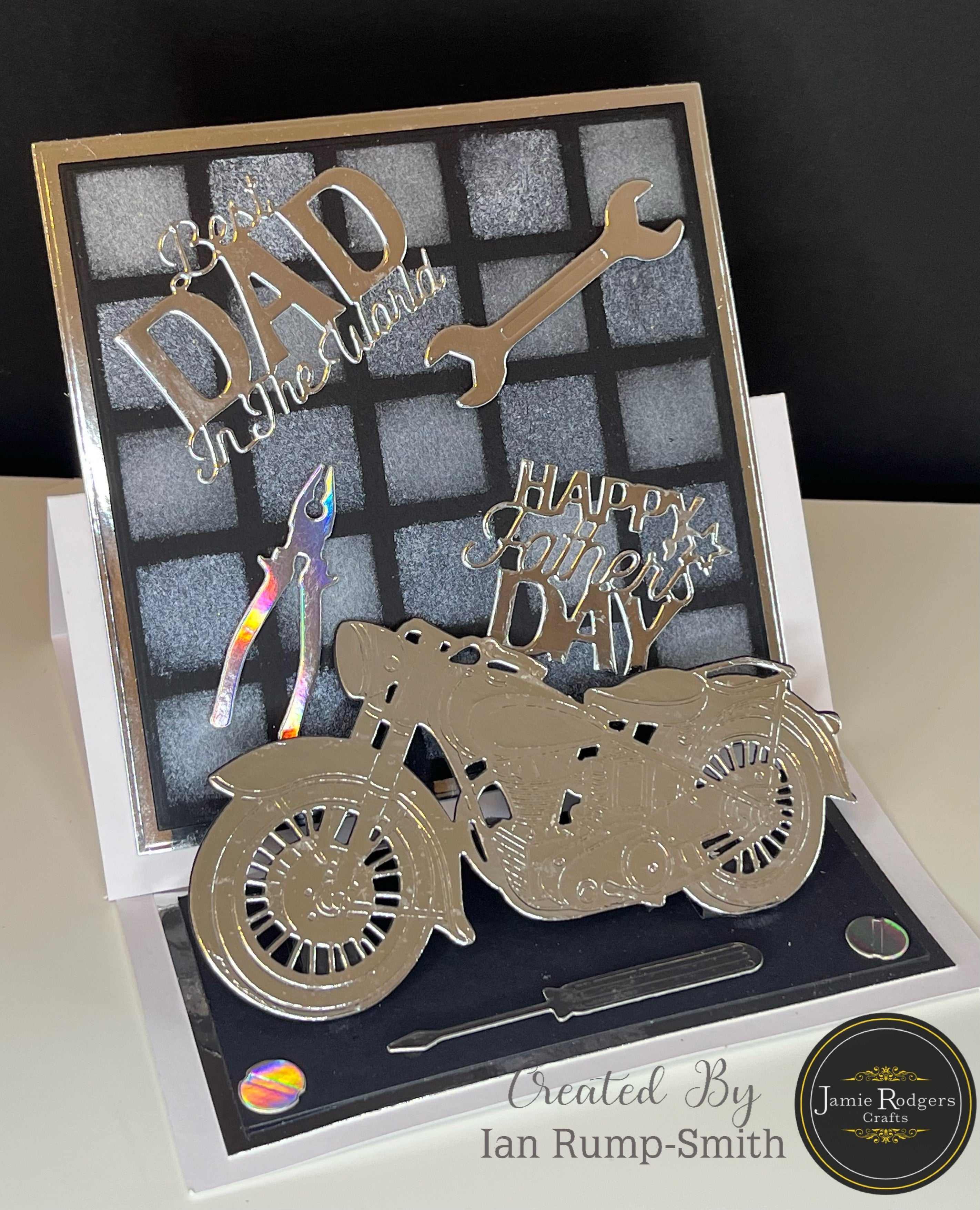 Jamie Rodgers Crafts Vintage Motorbike Die Set