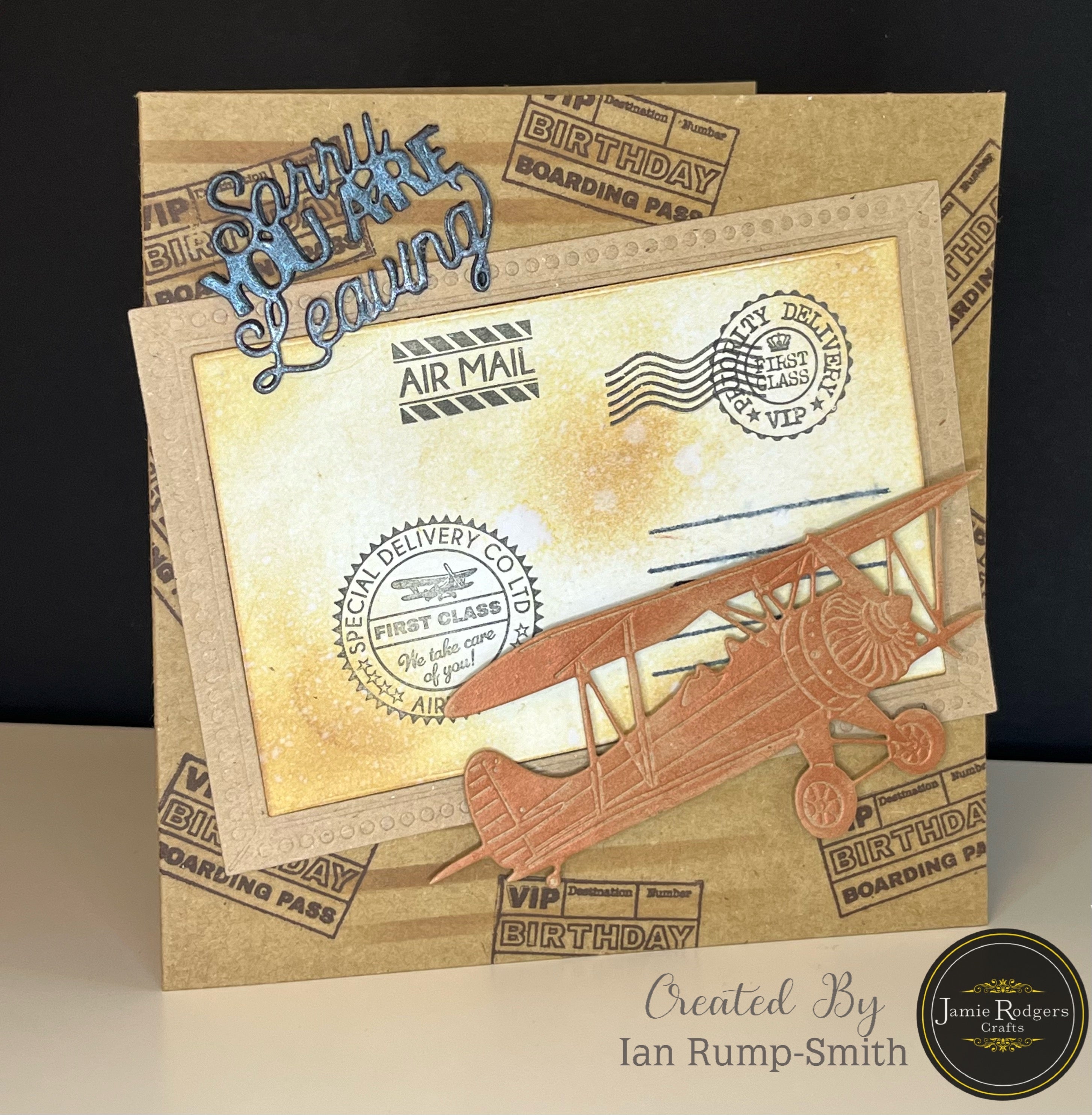 Jamie Rodgers Crafts Biplane Die Set