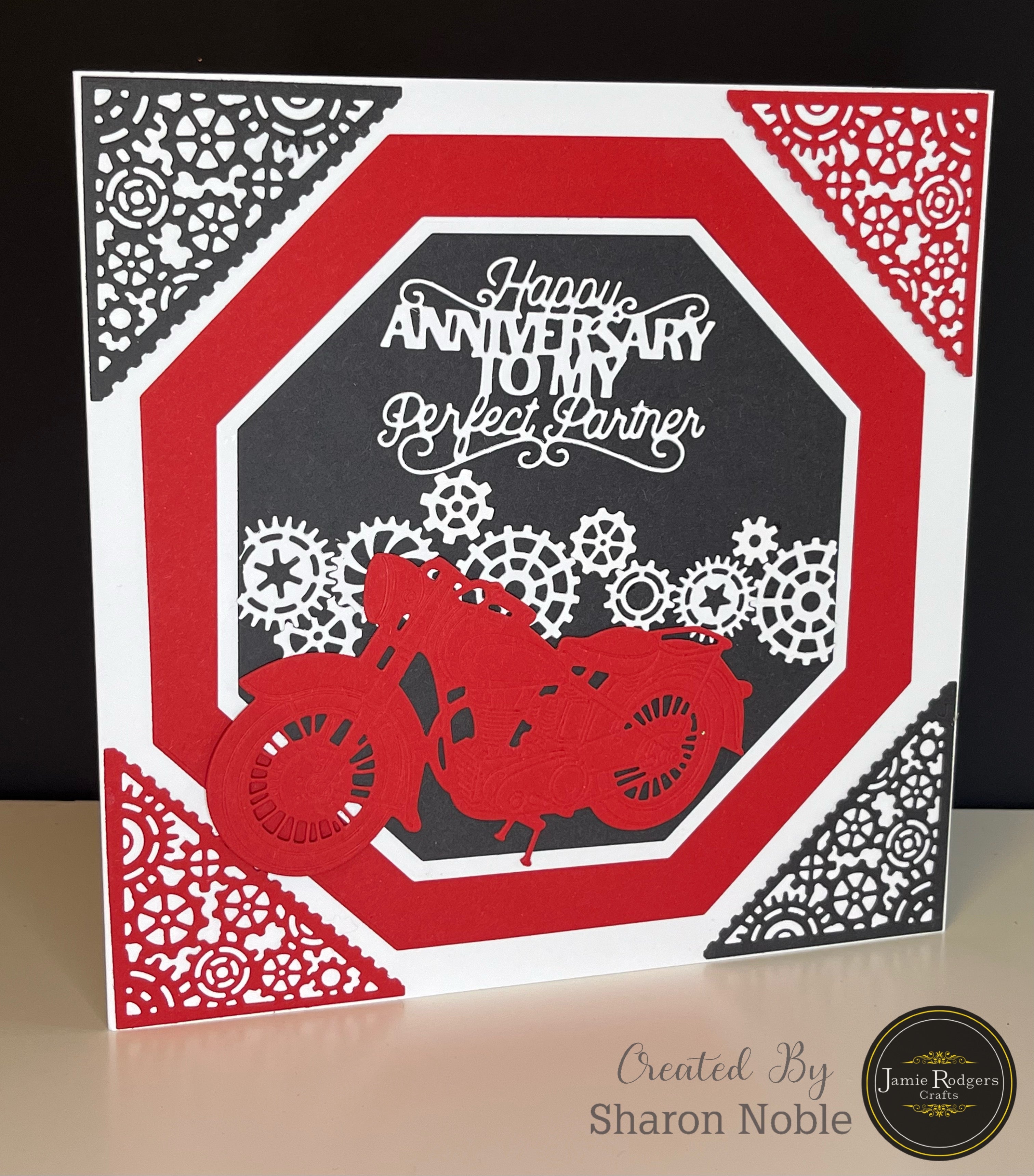 Jamie Rodgers Crafts Vintage Motorbike Die Set