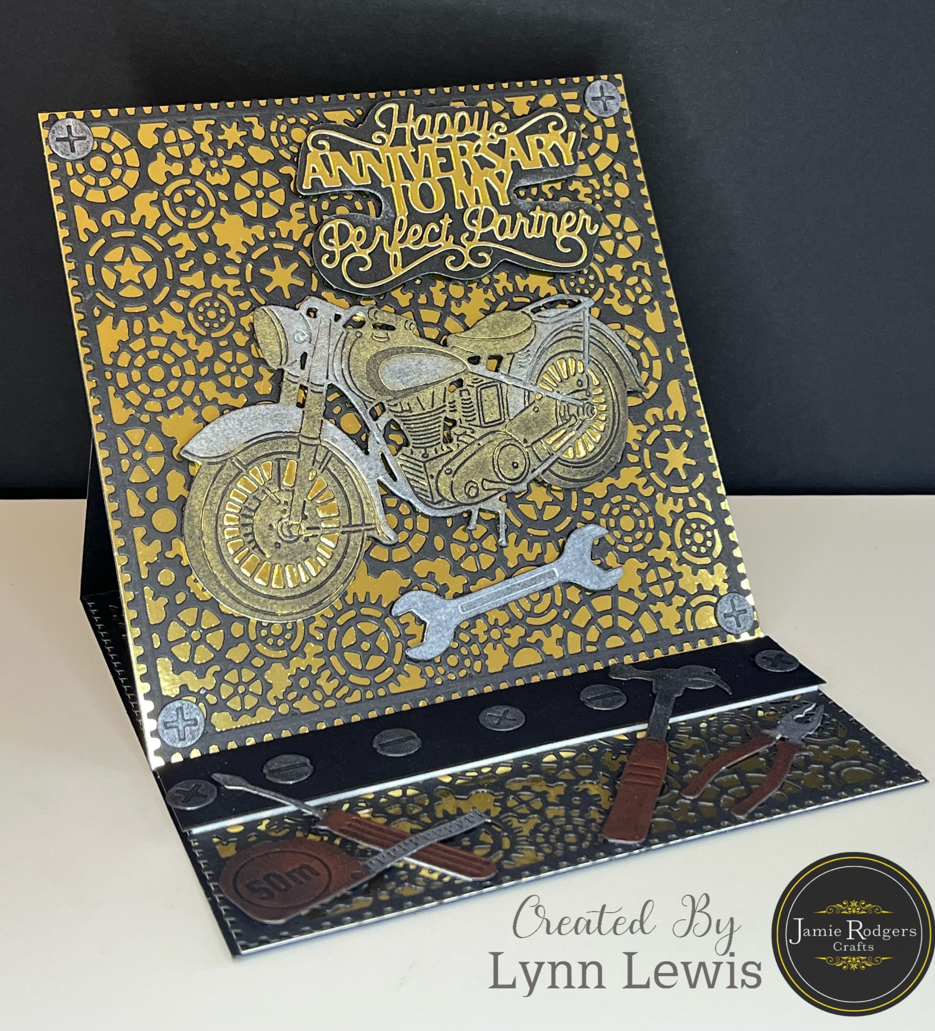 Jamie Rodgers Crafts Vintage Motorbike Die Set