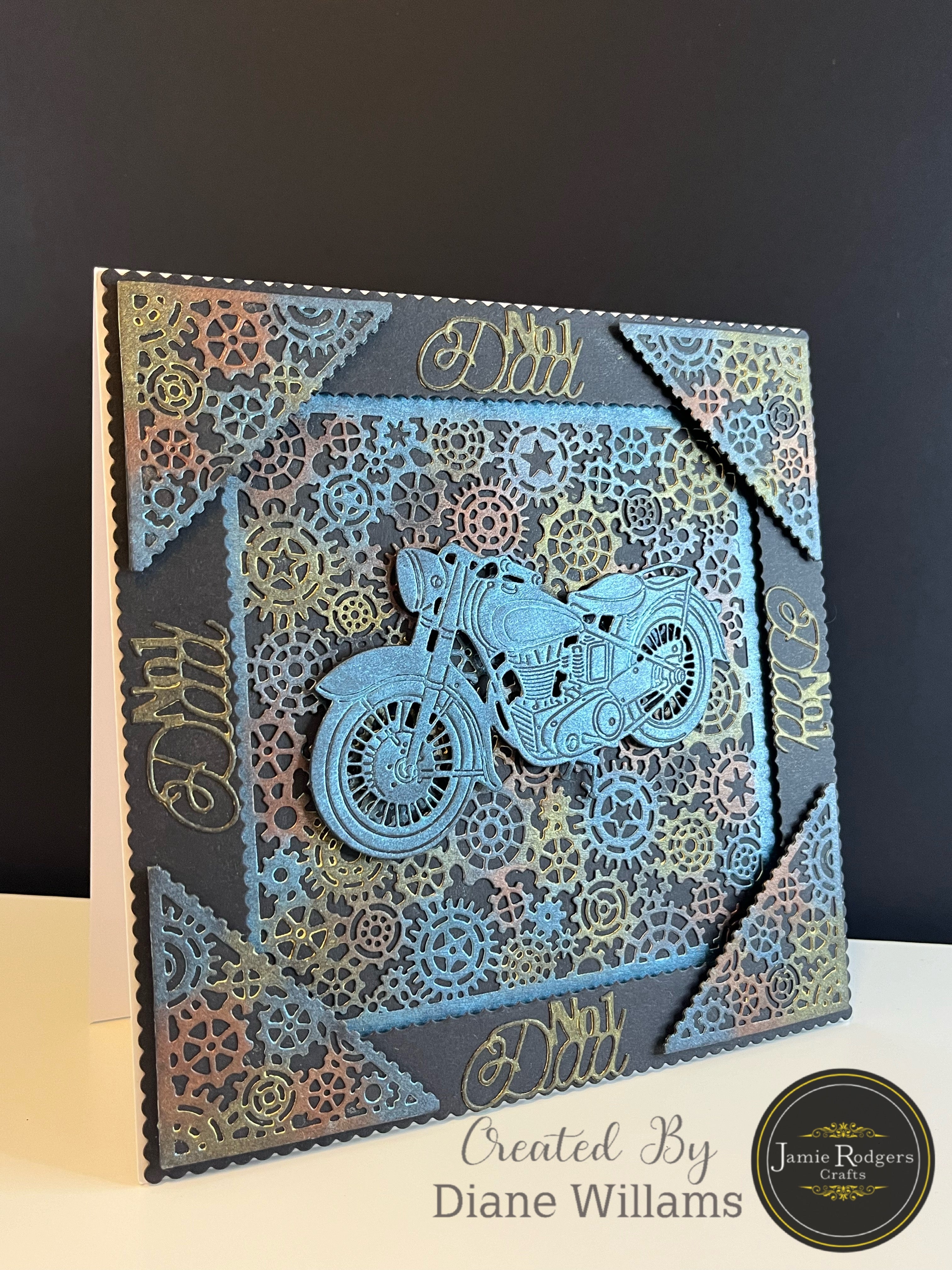 Jamie Rodgers Crafts Vintage Motorbike Die Set