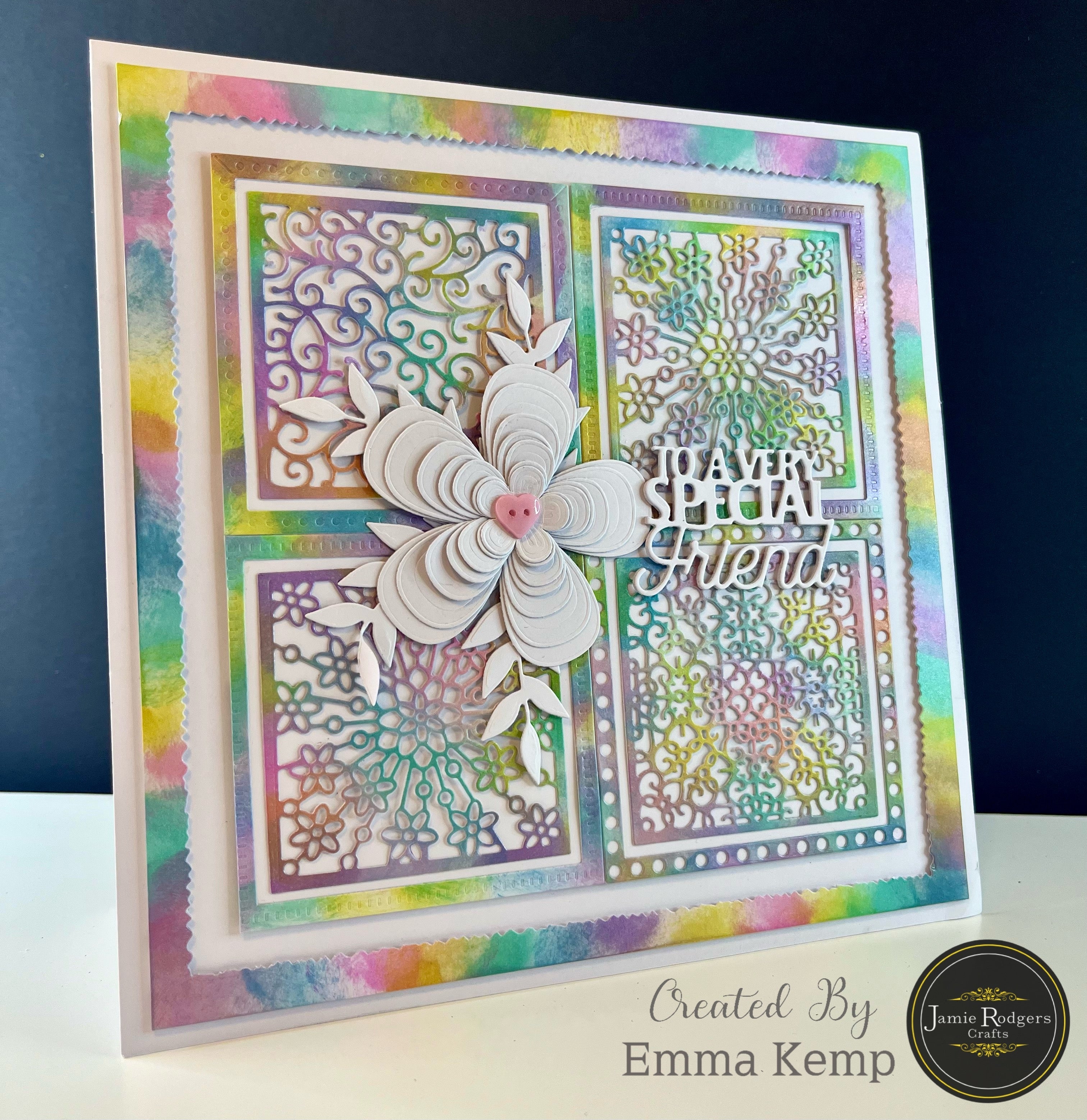 Jamie Rodgers Crafts Fretwork Square Tile Die Set