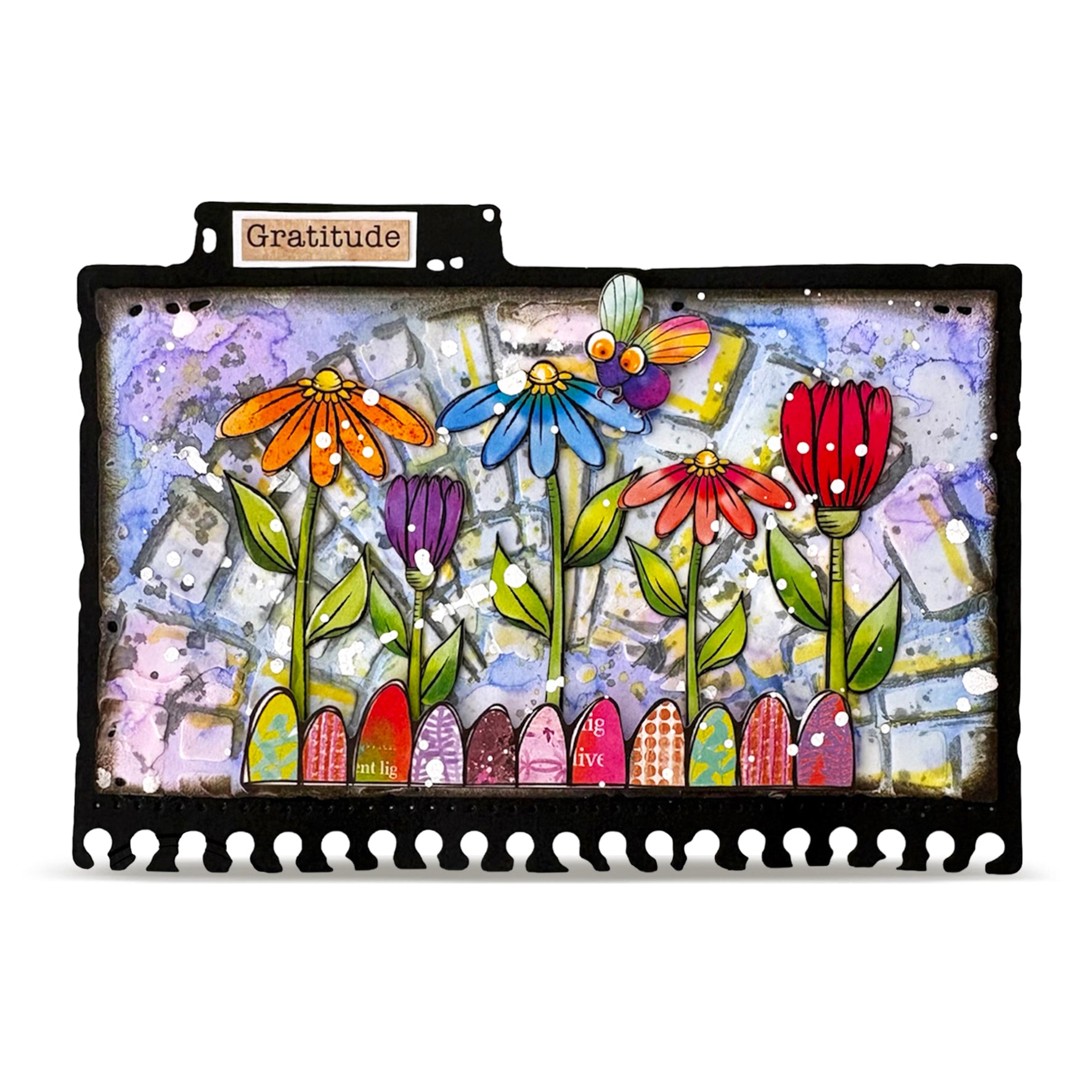 AALL and Create - 6"x6" Stencil - Bubble Field