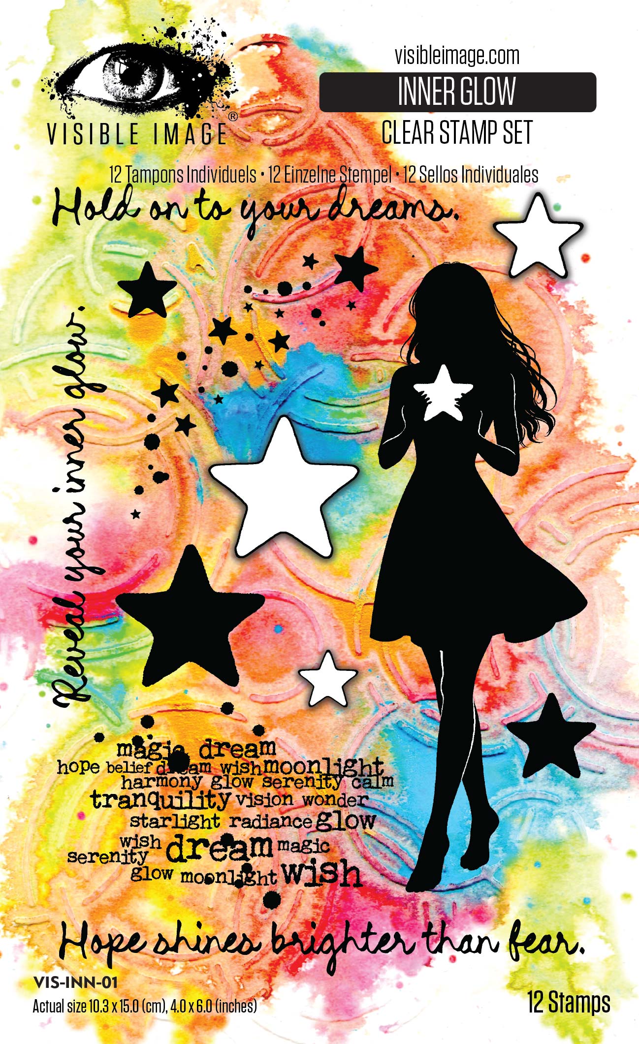 Visible Image Inner Glow 4in x 6in Stamp Set