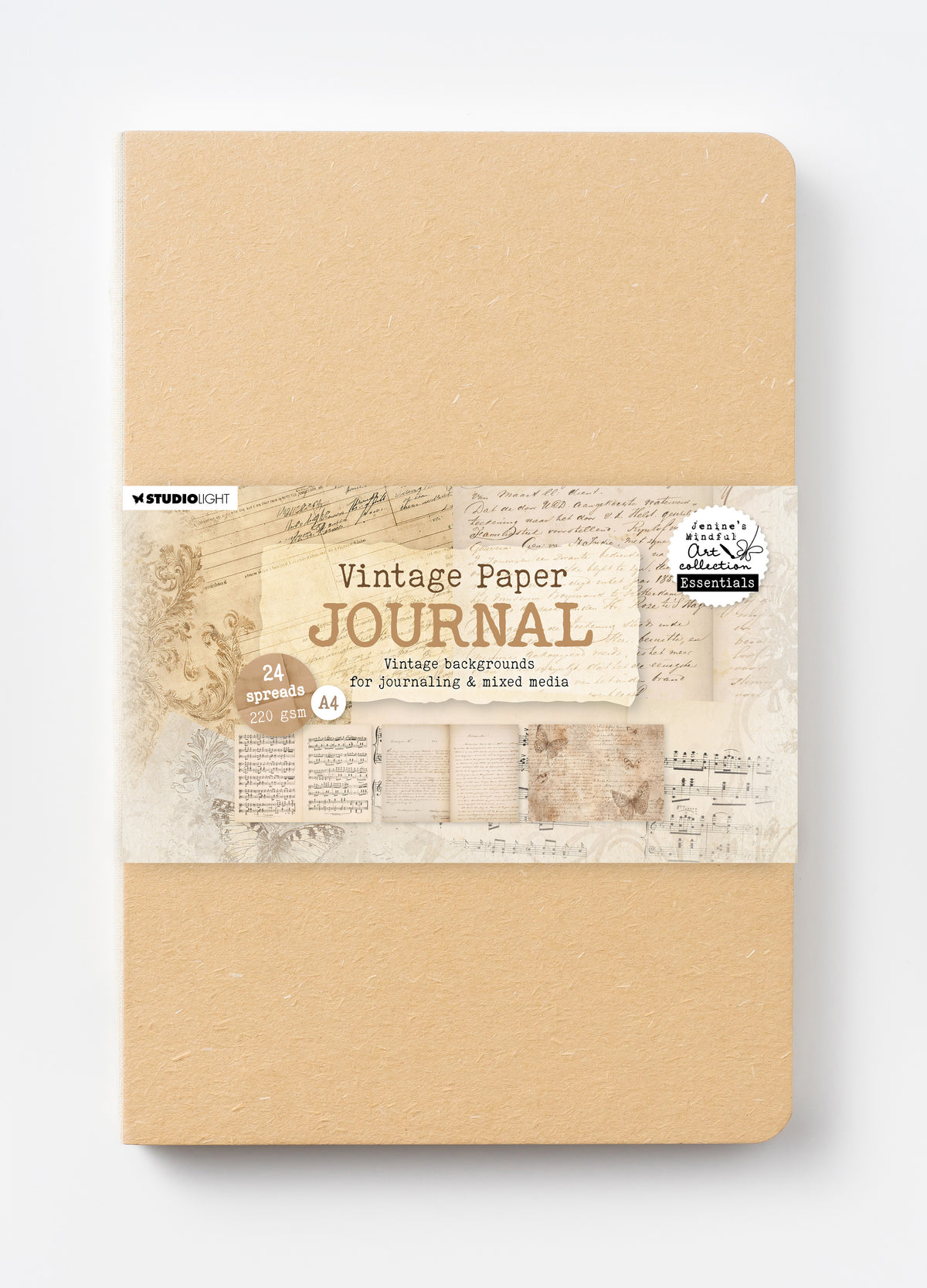 JMA Journal Vintage Backgrounds Essentials 48 Sheets