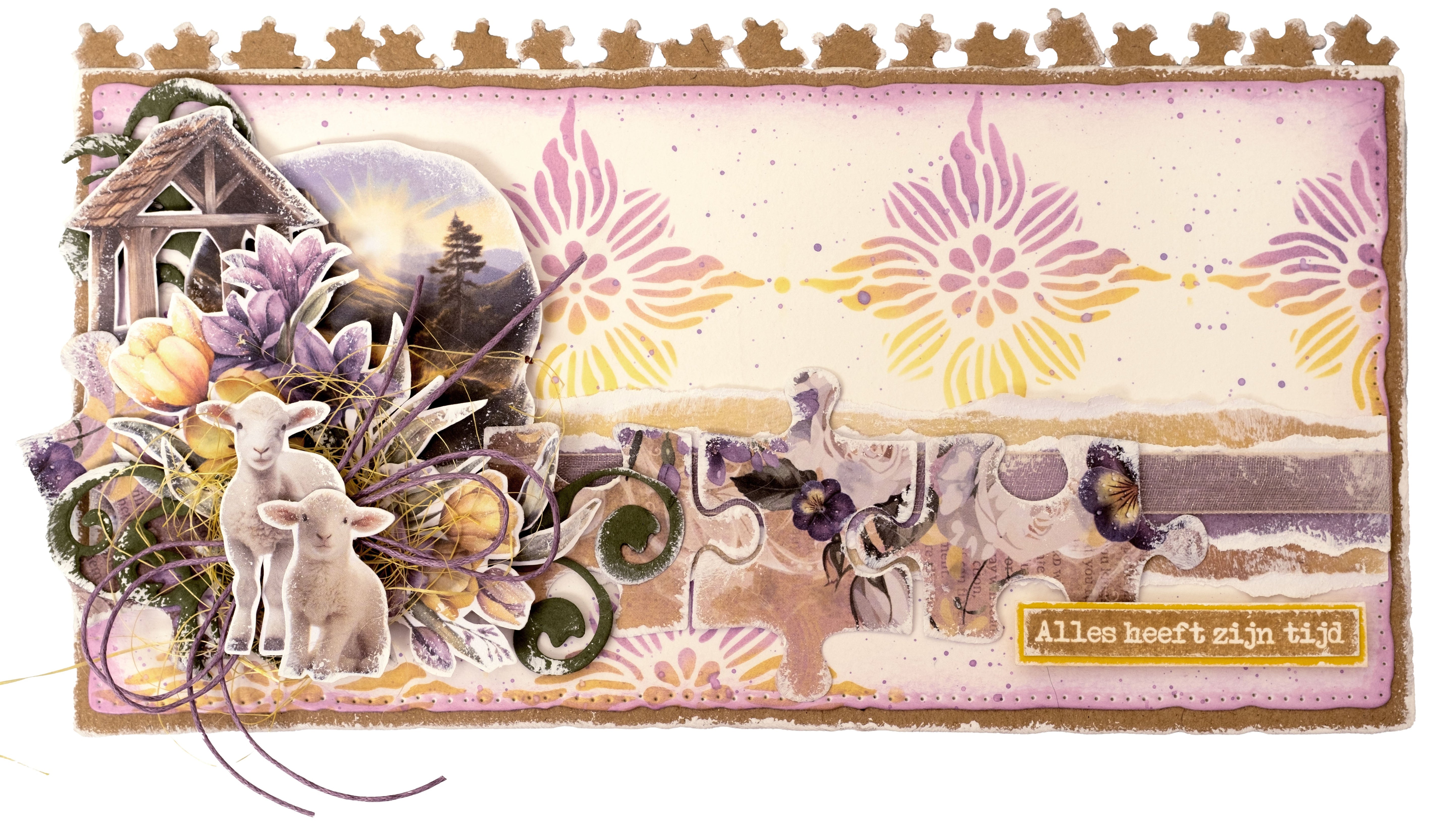 JMA Mask Celestial Flowers Growing & Blooming 1 Pieces